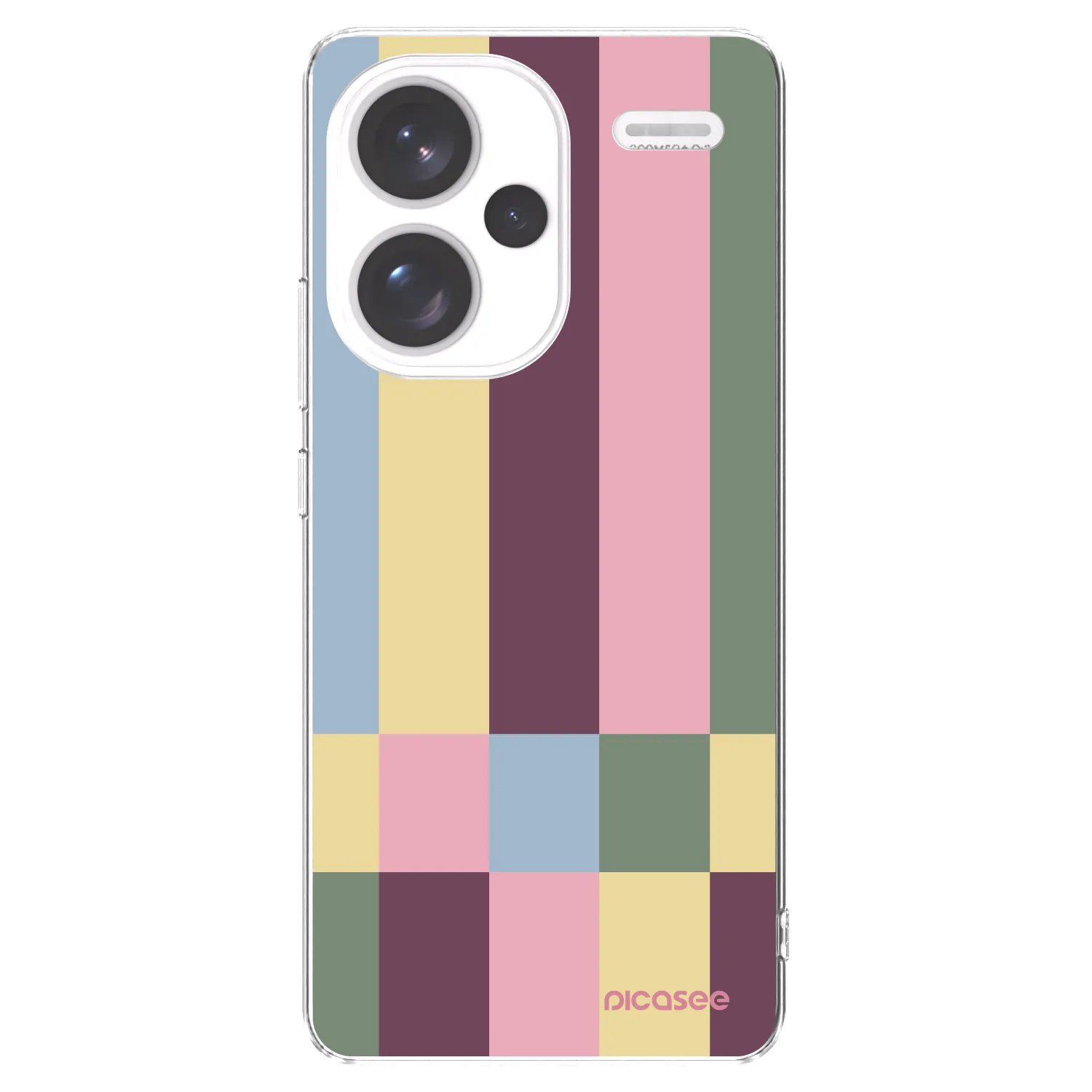 Picasee silikonski prozorni ovitek za Xiaomi Redmi Note 13 Pro+ 5G - Lobby tiles