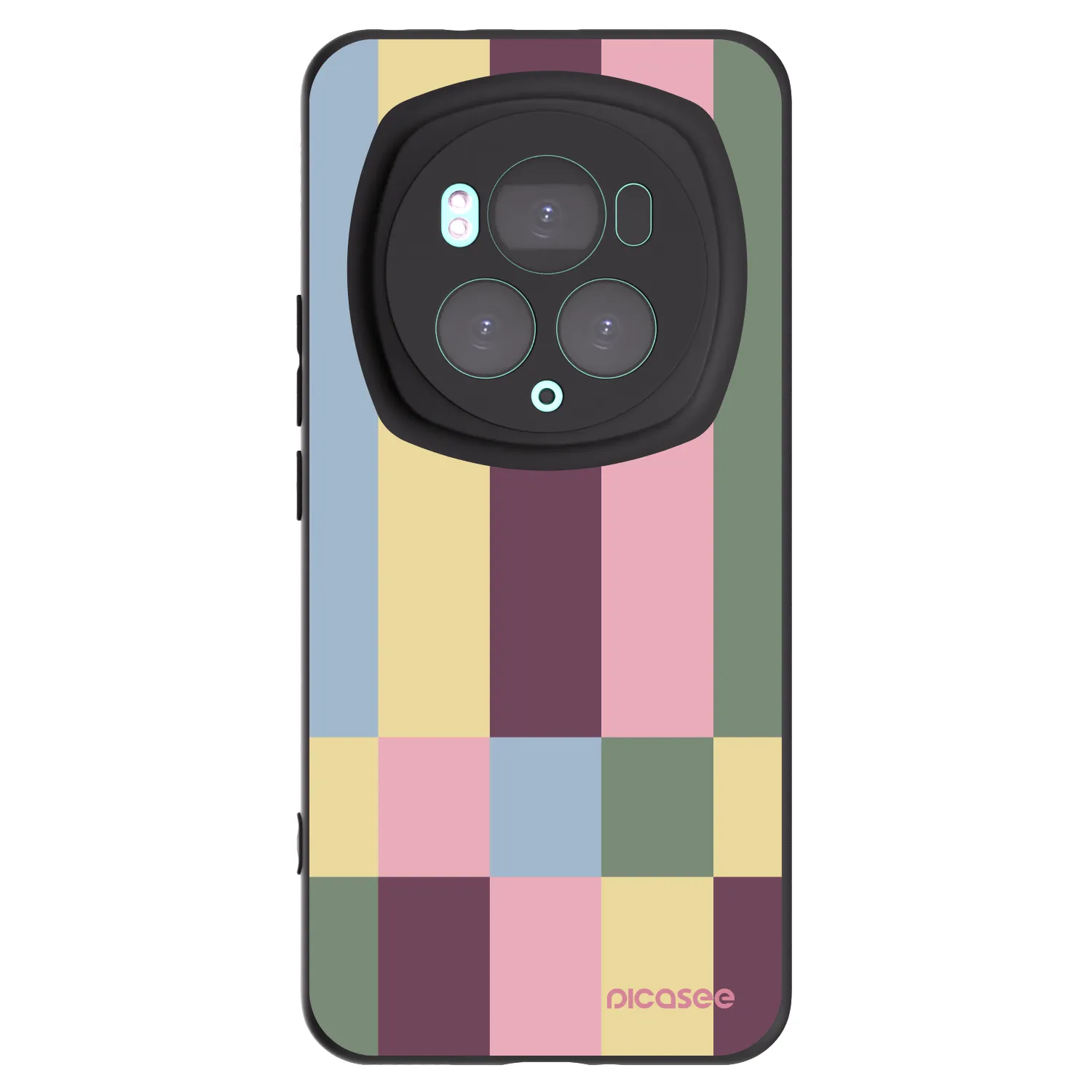Picasee silikonski črni ovitek za Honor Magic6 Pro - Lobby tiles