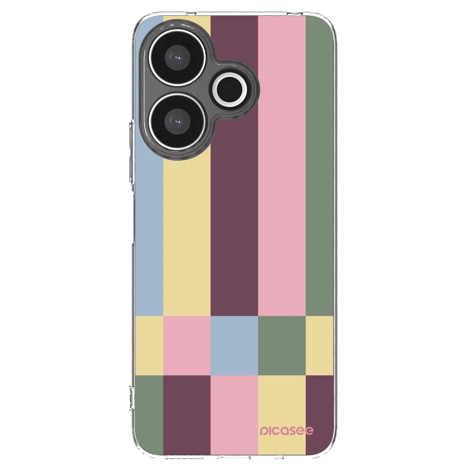 Picasee silikonski prozorni ovitek za Xiaomi Redmi 13 4G - Lobby tiles