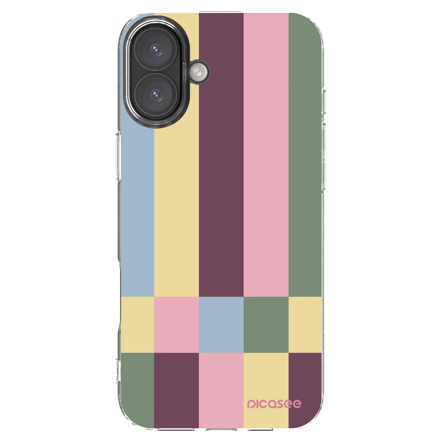 Picasee silikonski prozorni ovitek za Apple iPhone 16 Plus - Lobby tiles