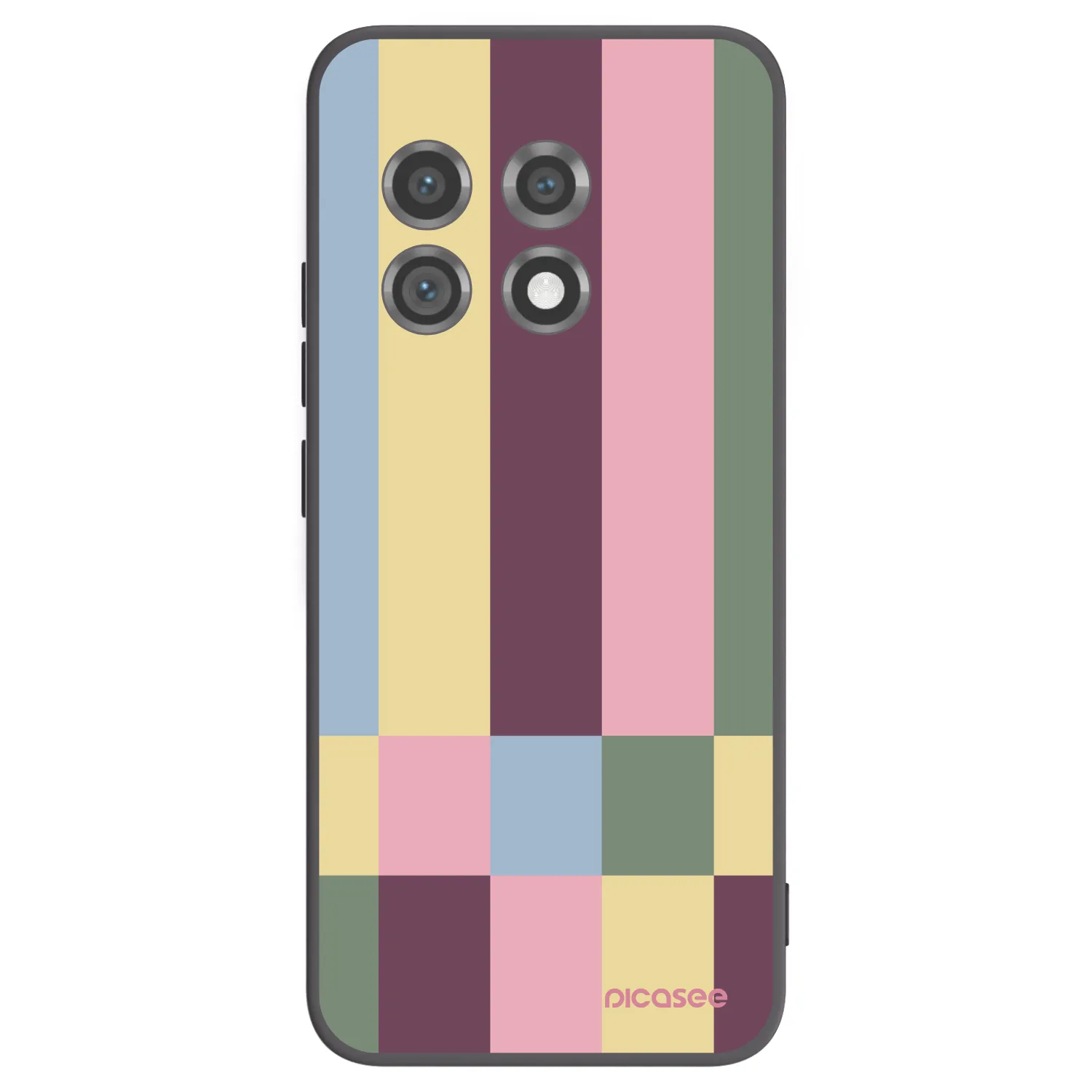 Picasee silikonski črni ovitek za OnePlus 11 5G - Lobby tiles