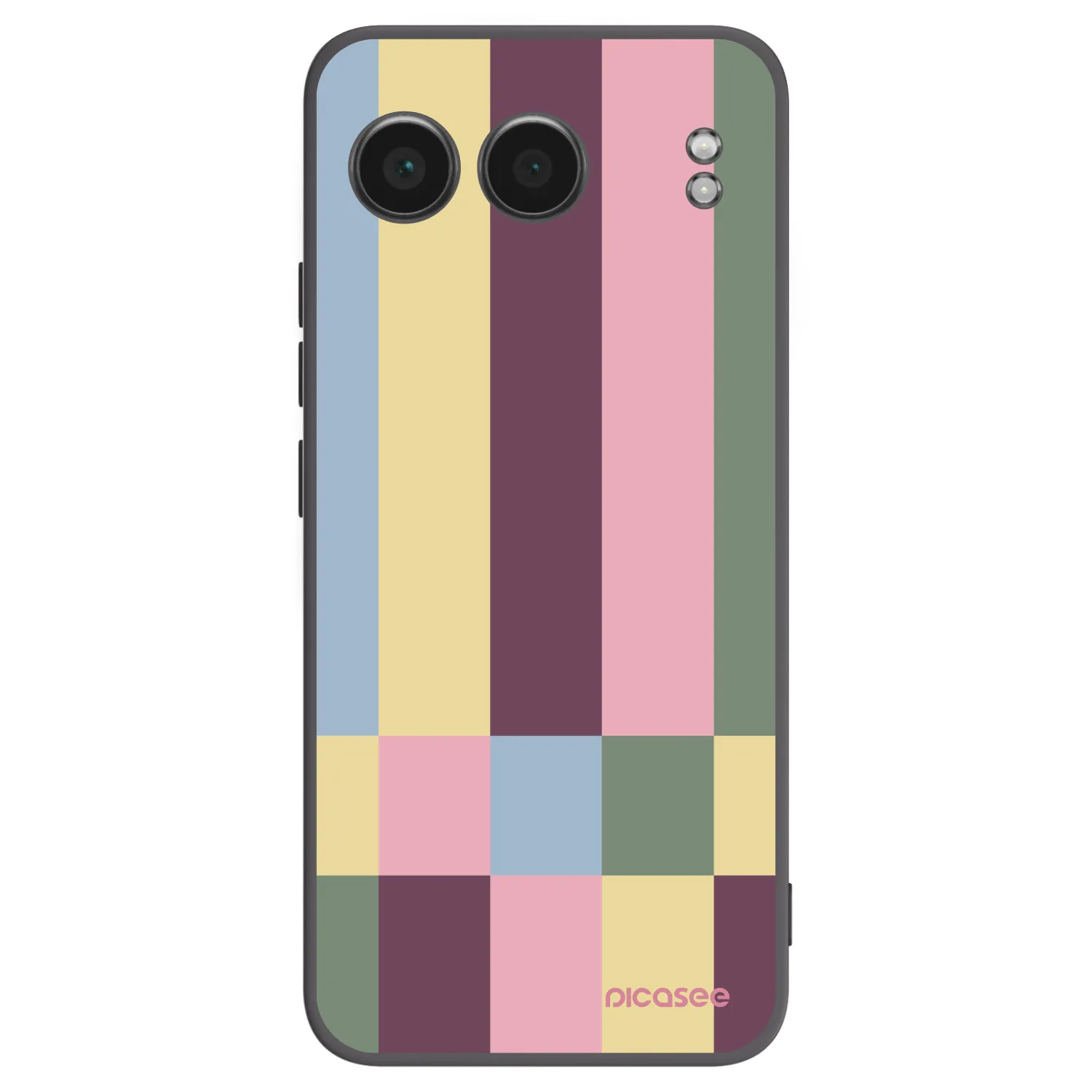 Picasee silikonski črni ovitek za OnePlus Nord 4 - Lobby tiles