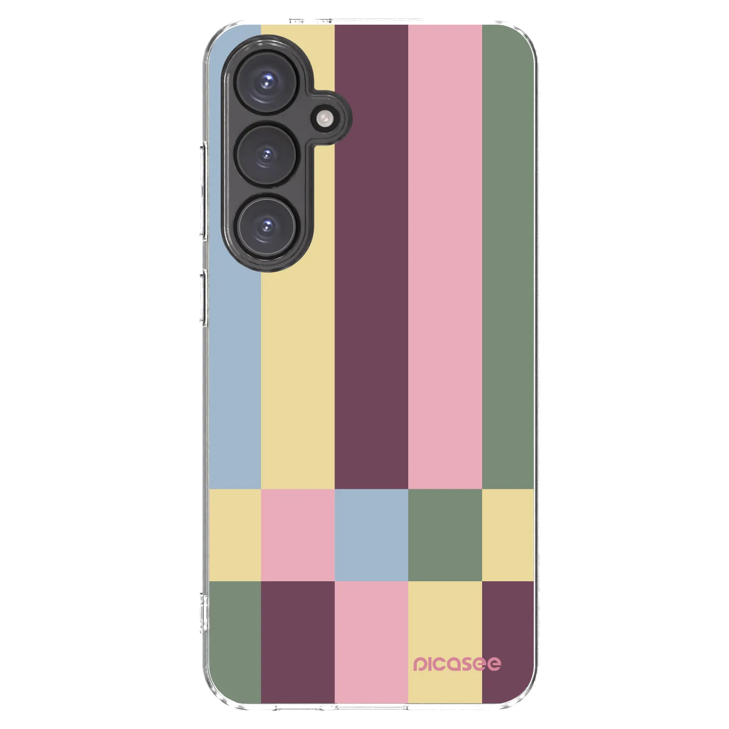 Picasee silikonski prozorni ovitek za Samsung Galaxy S24 FE S721B - Lobby tiles