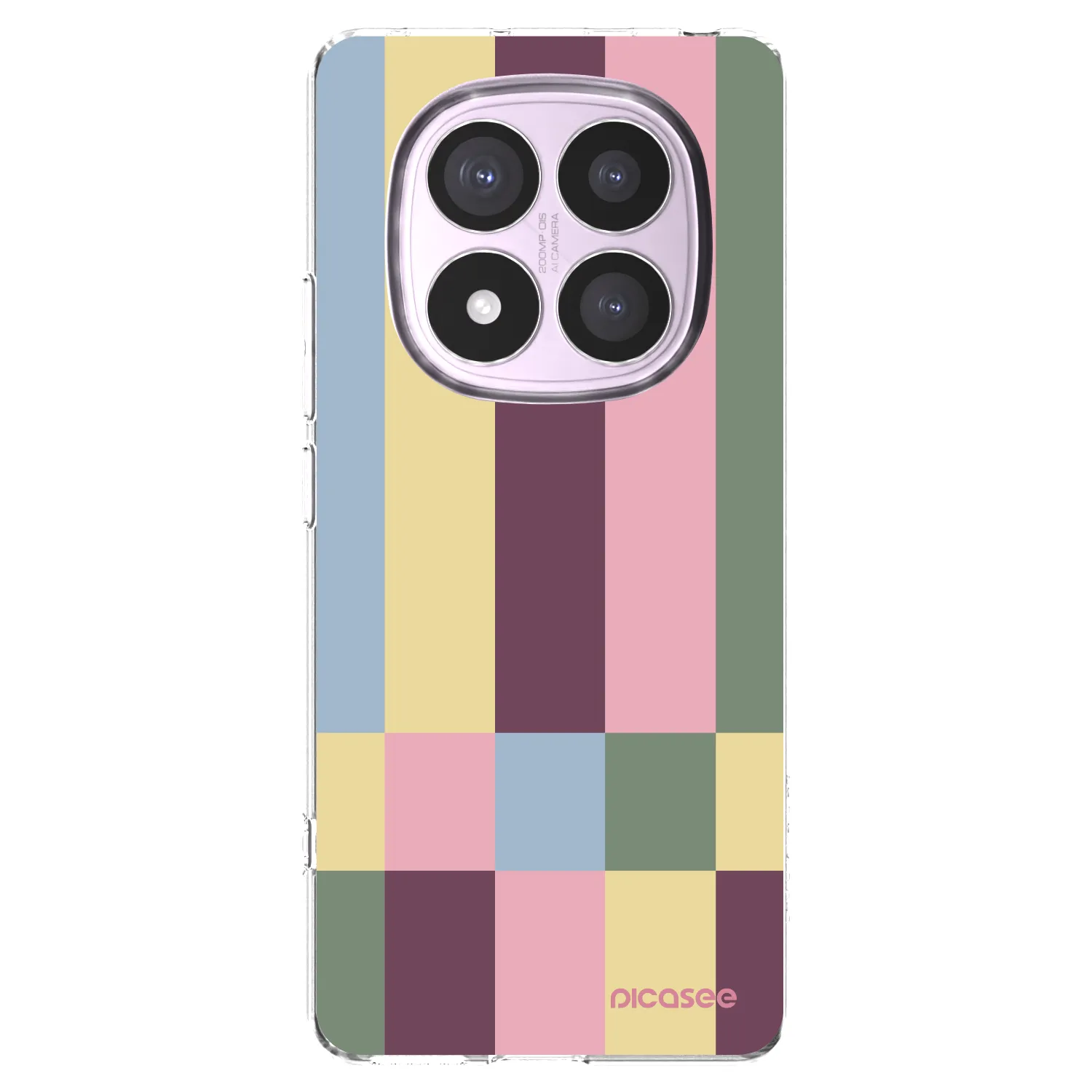 Picasee silikonski prozorni ovitek za Xiaomi Redmi Note 14 Pro 5G - Lobby tiles