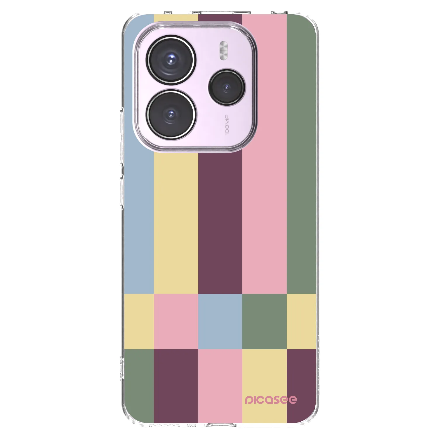 Picasee silikonski prozorni ovitek za Xiaomi Redmi Note 14 5G - Lobby tiles