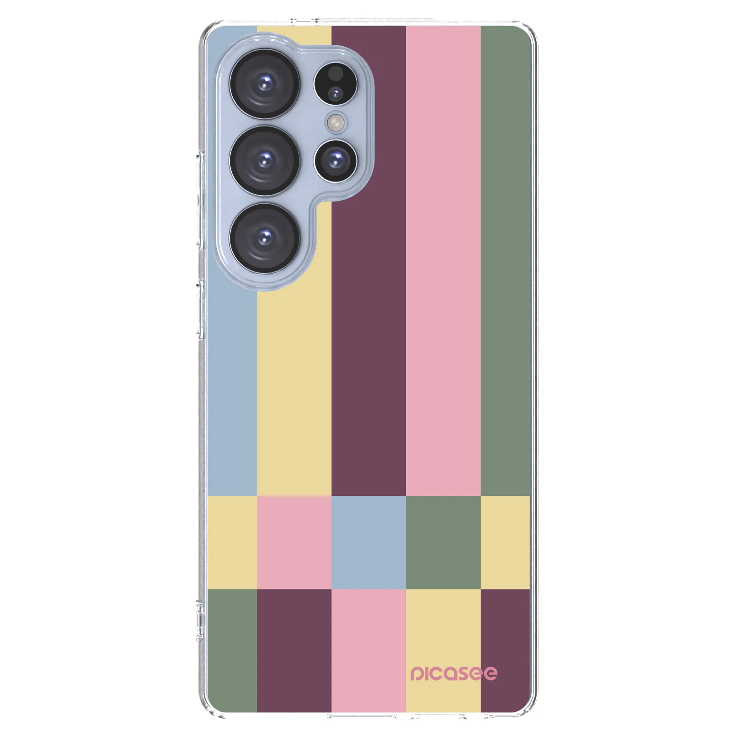 Picasee silikonski prozorni ovitek za Samsung Galaxy S25 Ultra 5G - Lobby tiles