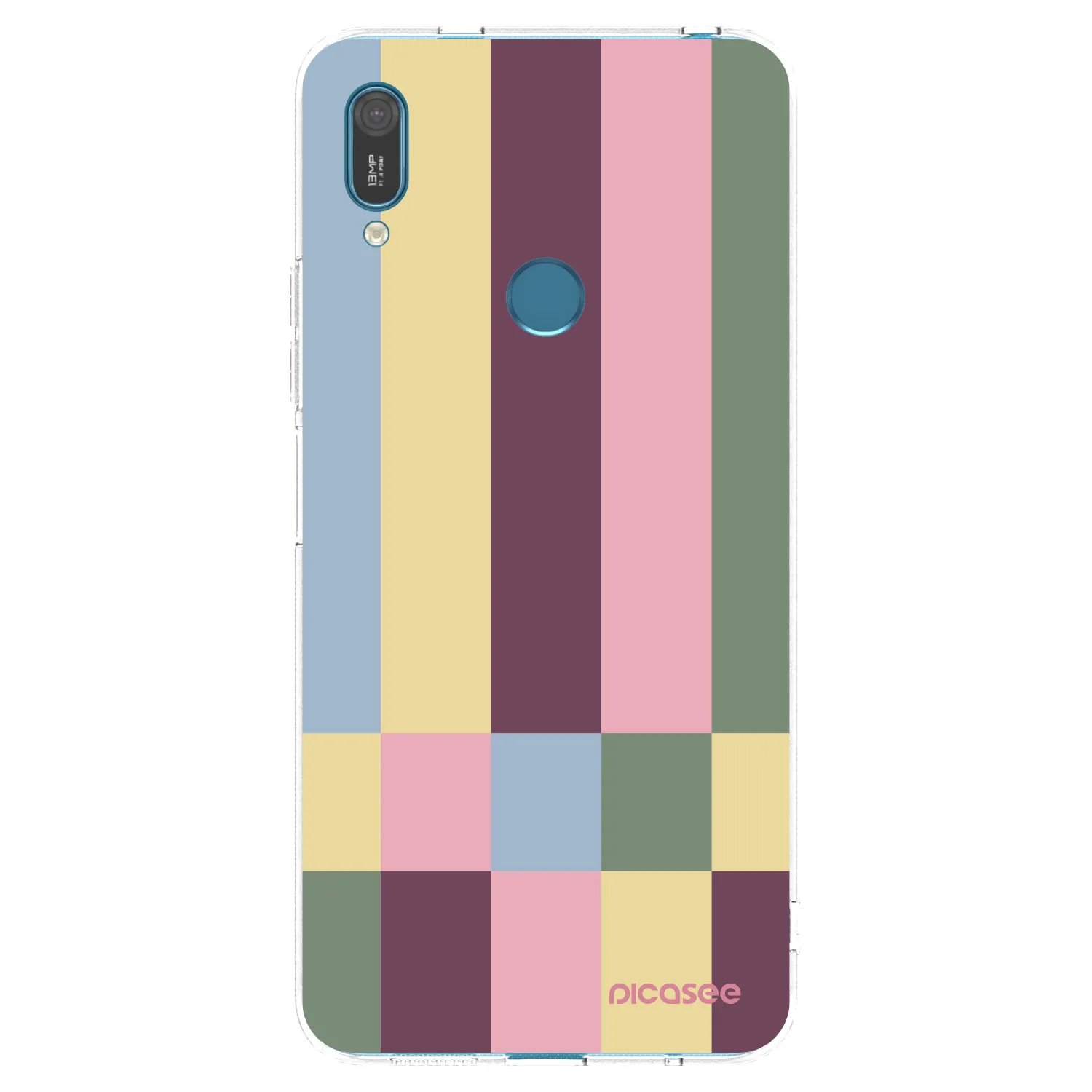 Picasee silikonski prozorni ovitek za Huawei Y7 2019 - Lobby tiles