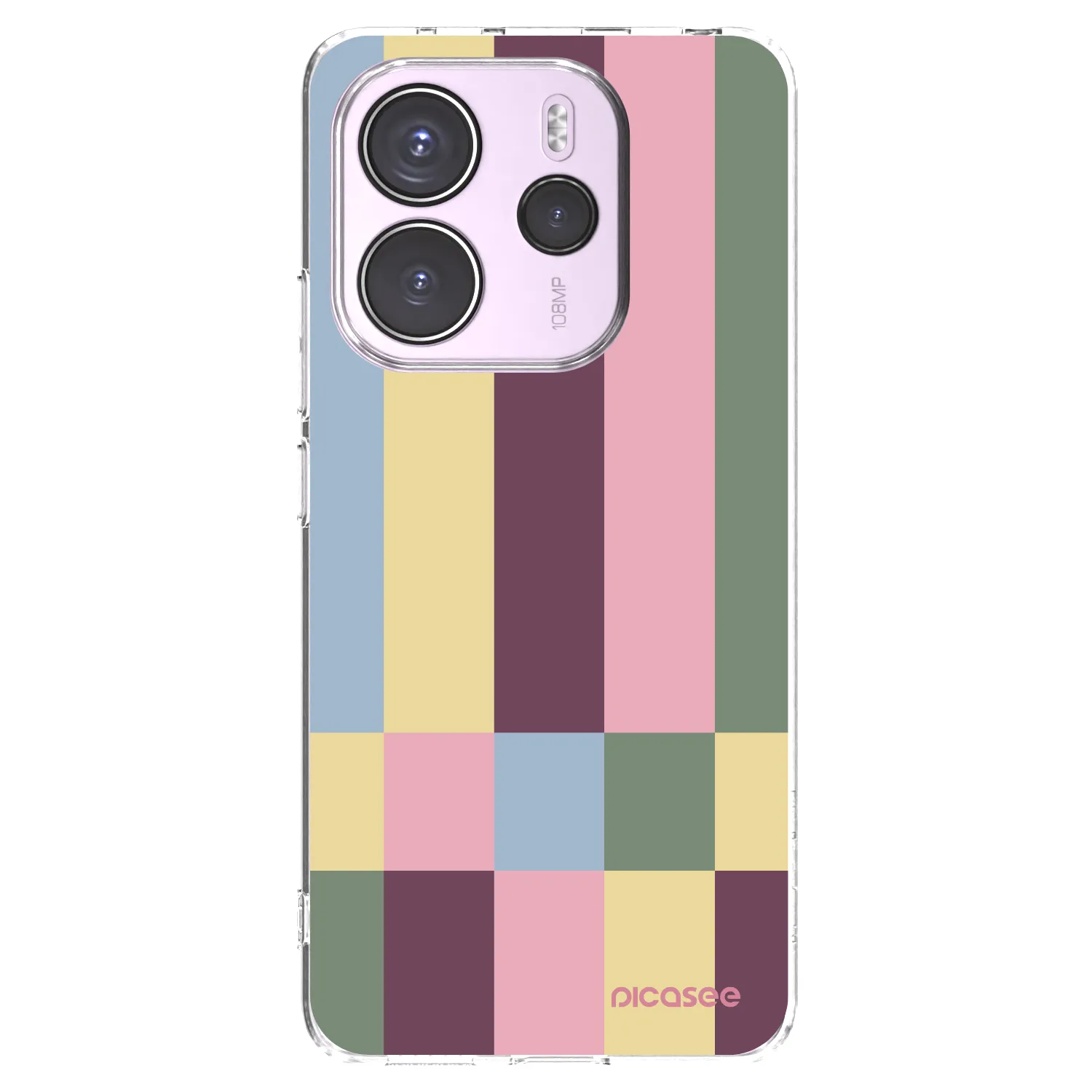 Picasee silikonski prozorni ovitek za Xiaomi Redmi Note 14 4G - Lobby tiles