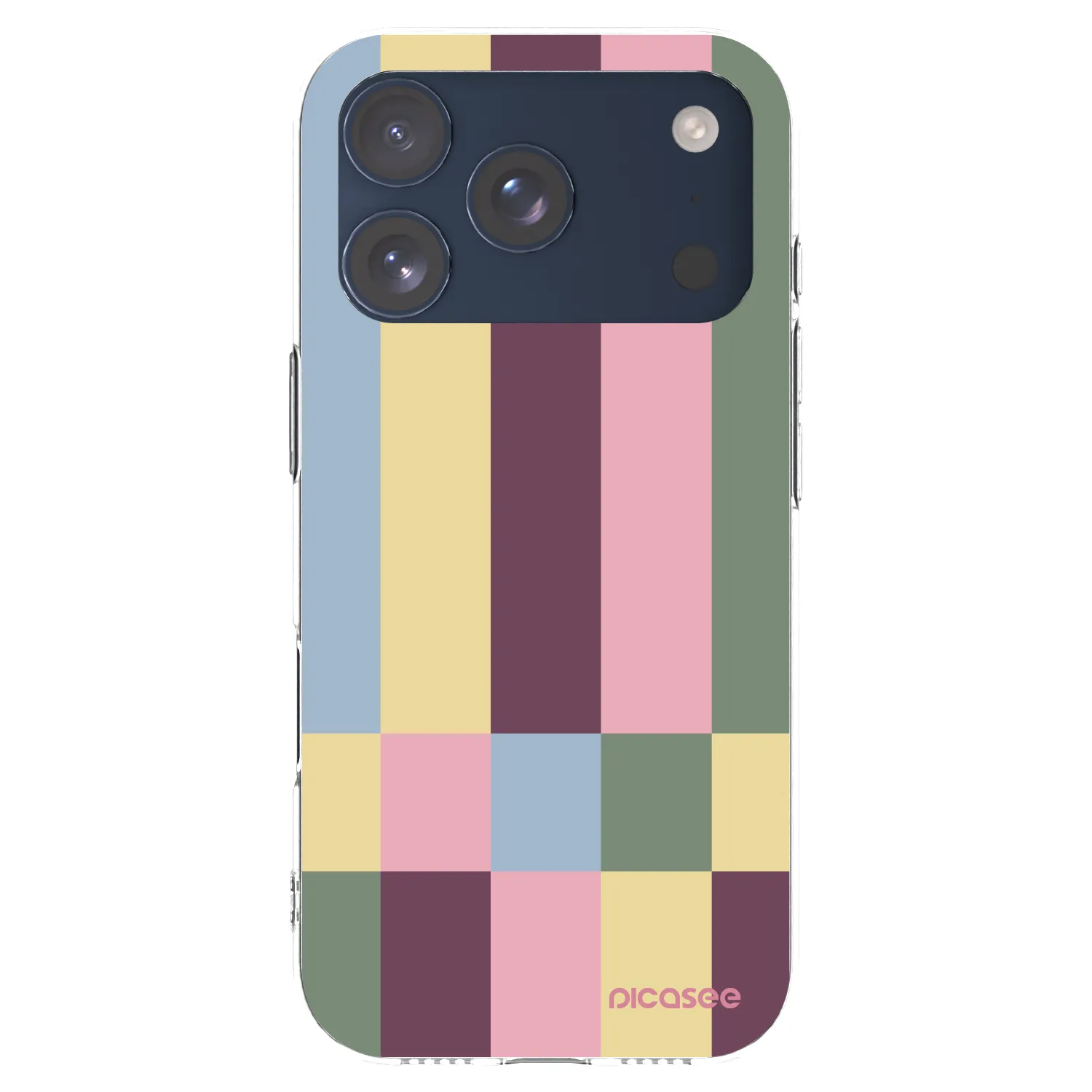 Picasee silikonski prozorni ovitek za Apple iPhone 17 Pro - Lobby tiles