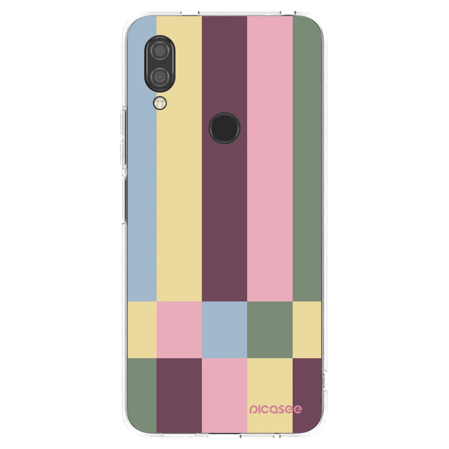 Picasee silikonski prozorni ovitek za Xiaomi Redmi 7 - Lobby tiles