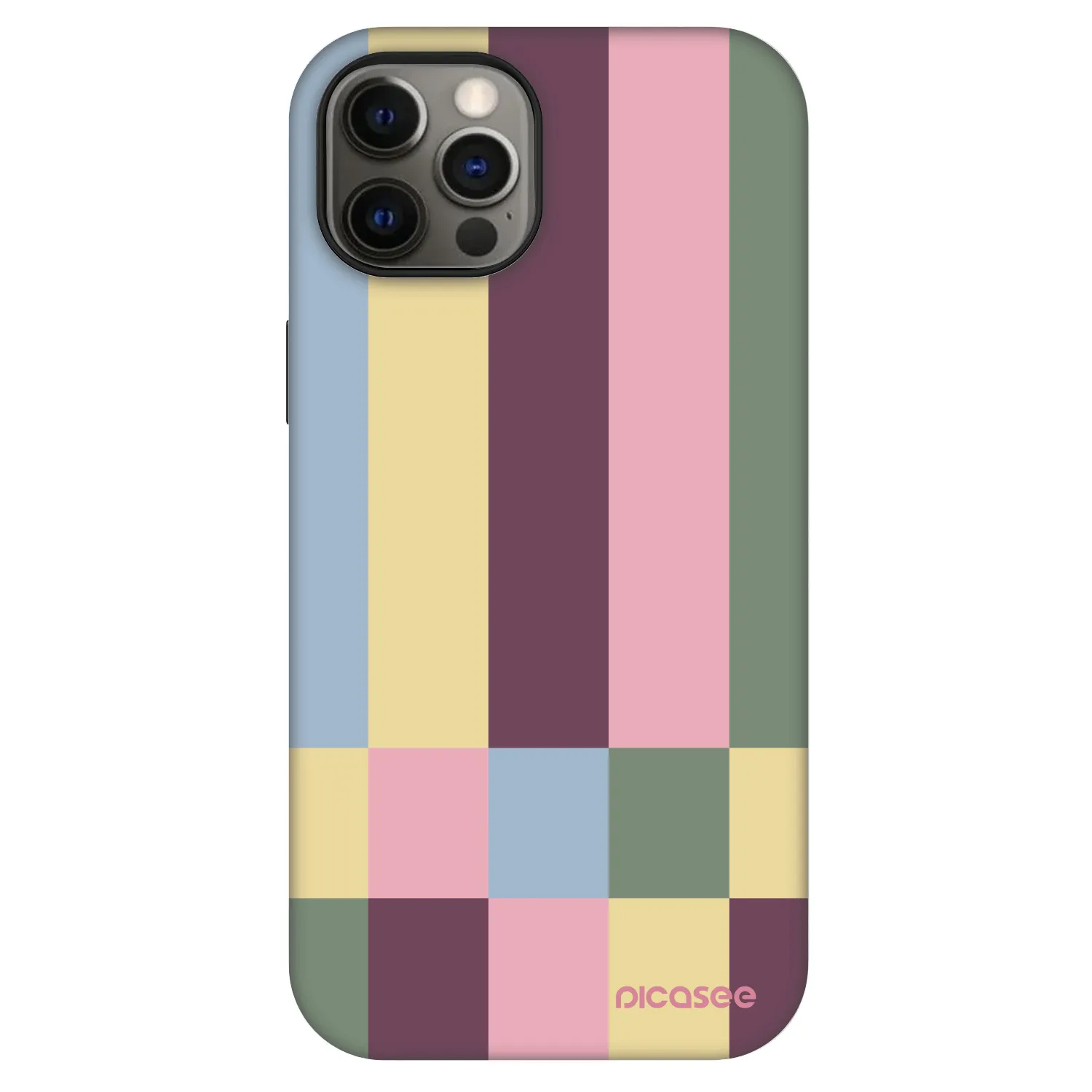 Picasee Fashion Case MagSafe za Apple iPhone 12 - Lobby tiles