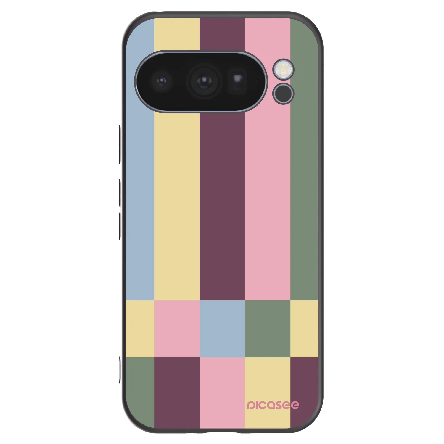 Picasee silikonski črni ovitek za Google Pixel 10 Pro - Lobby tiles