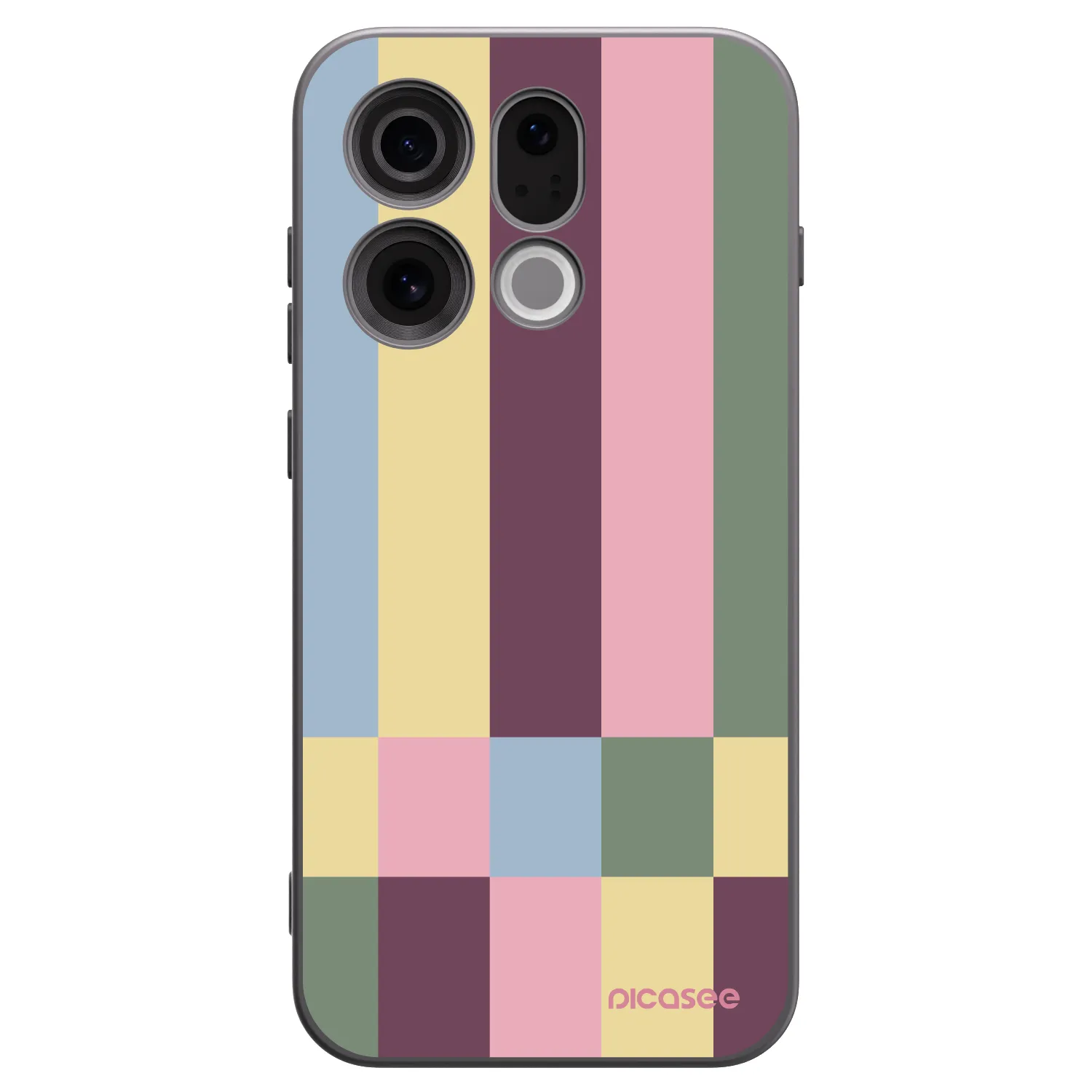 Picasee silikonski črni ovitek za OPPO Find X9 - Lobby tiles