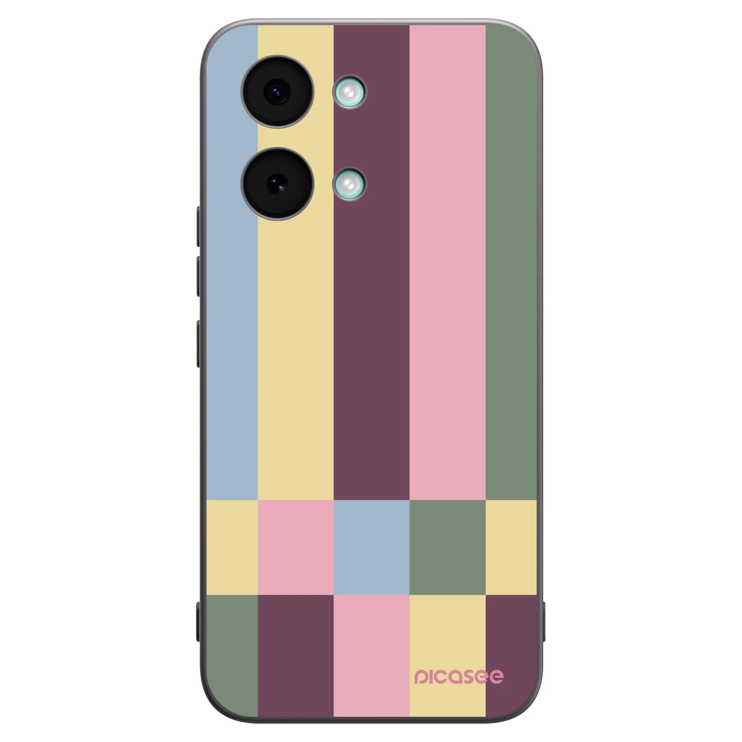 Picasee silikonski črni ovitek za Xiaomi Poco X8 Pro Max - Lobby tiles