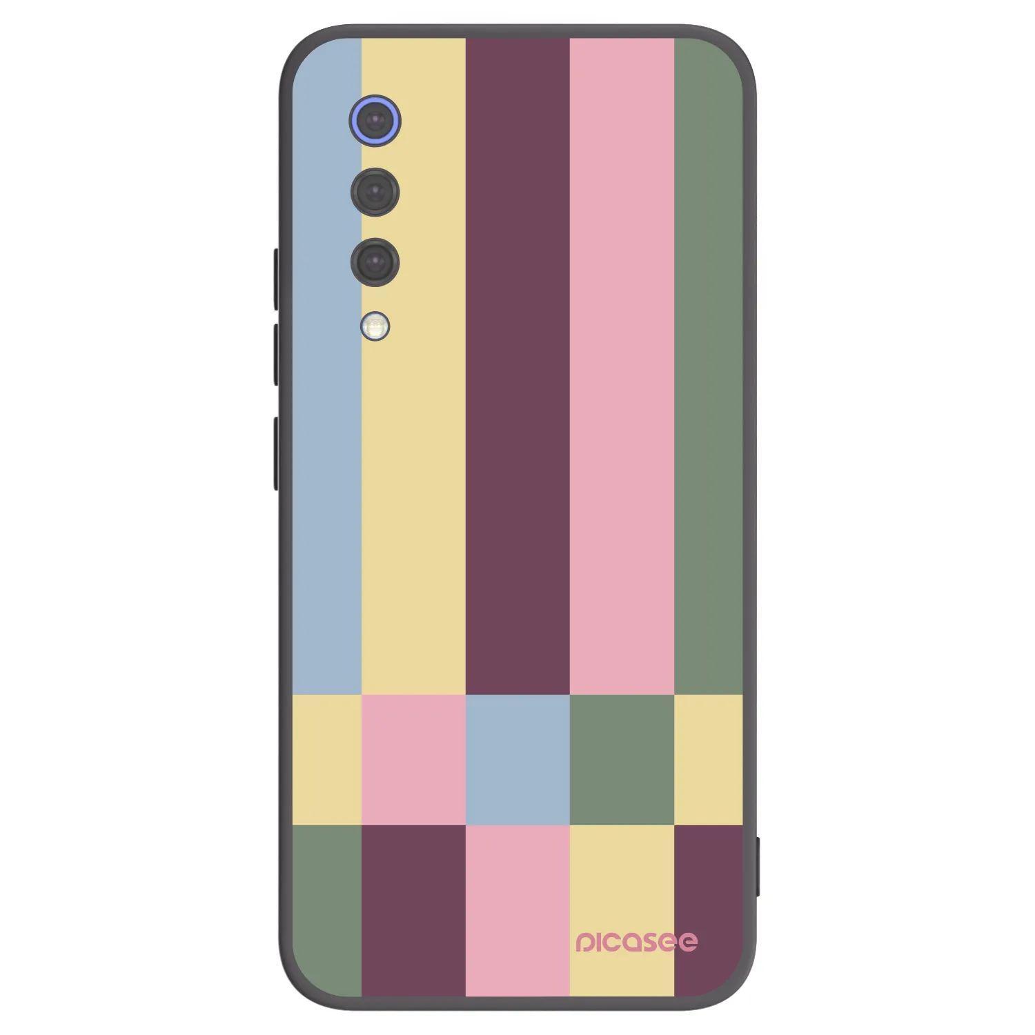 Picasee silikonski črni ovitek za Xiaomi Mi 9 SE - Lobby tiles