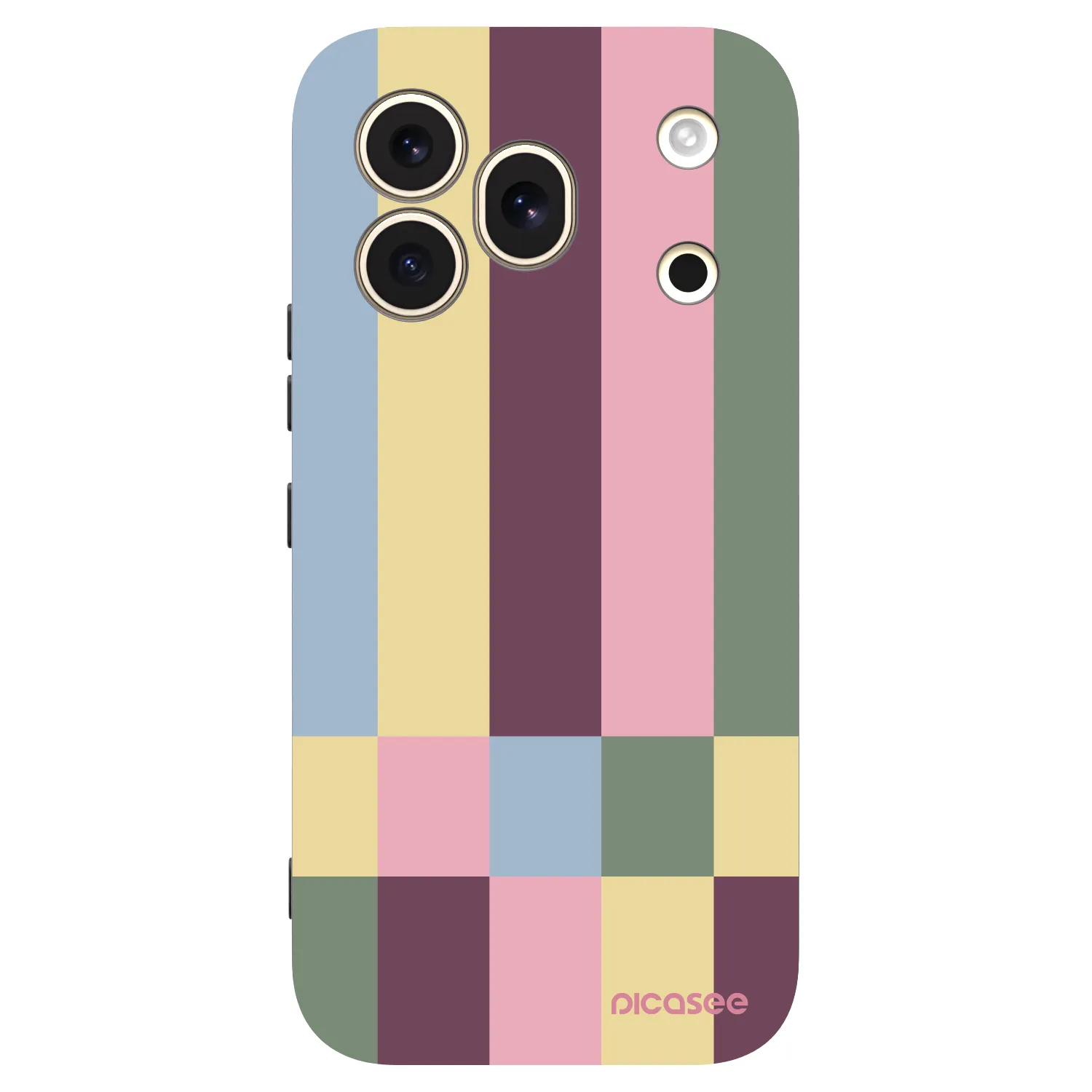 Picasee silikonski črni ovitek za Honor 600 Pro - Lobby tiles