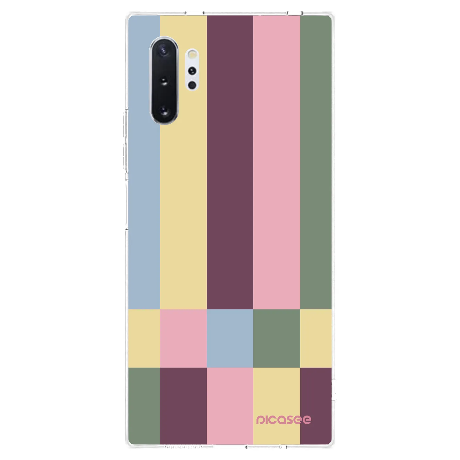 Picasee silikonski prozorni ovitek za Samsung Galaxy Note 10+ N975F - Lobby tiles