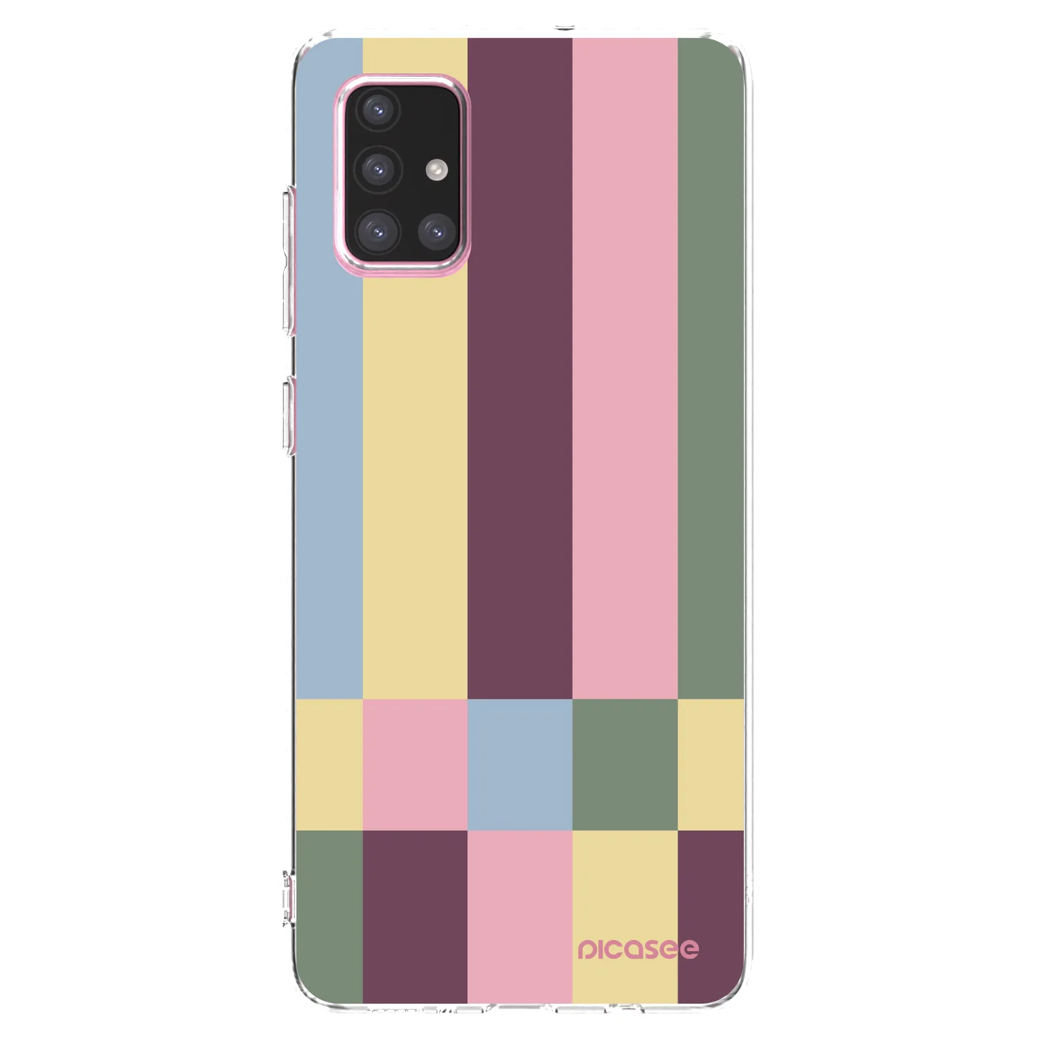 Picasee silikonski prozorni ovitek za Samsung Galaxy A71 A715F - Lobby tiles