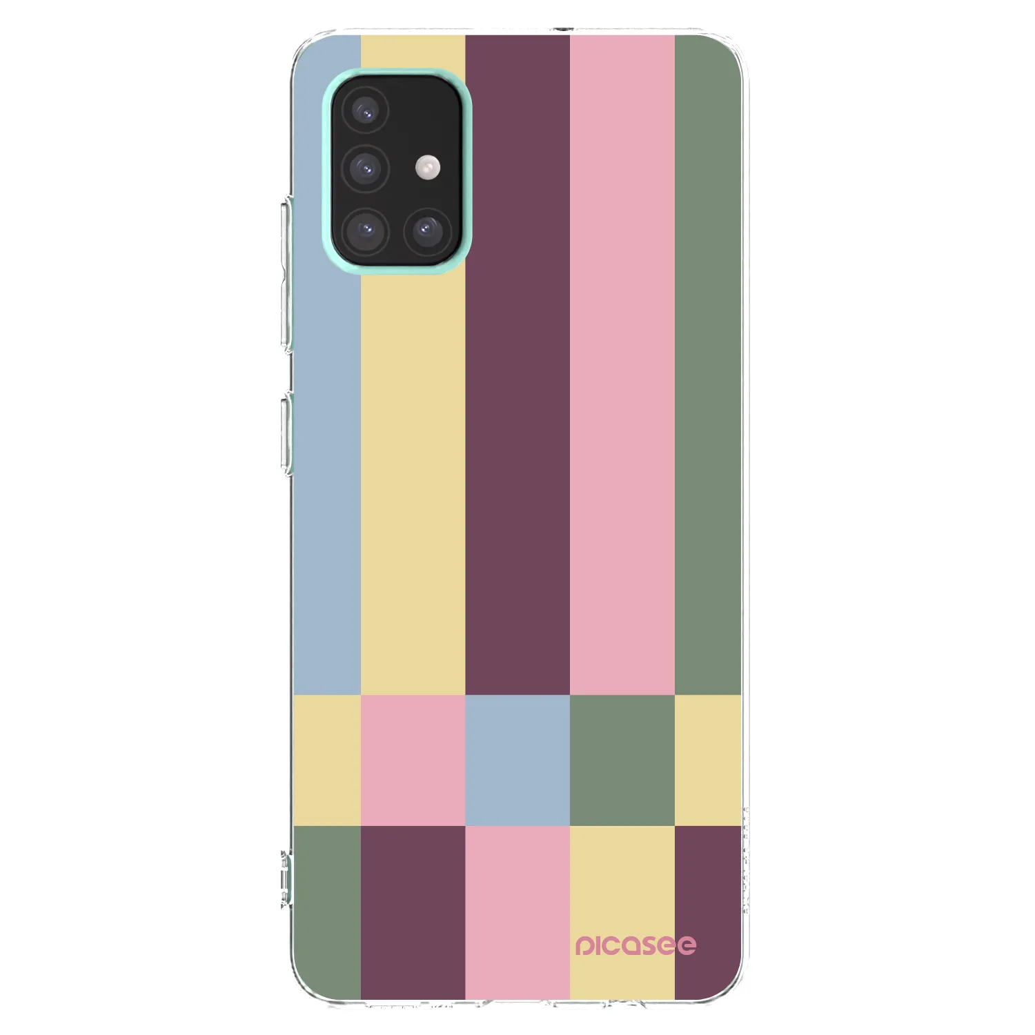 Picasee silikonski prozorni ovitek za Samsung Galaxy A51 A515F - Lobby tiles