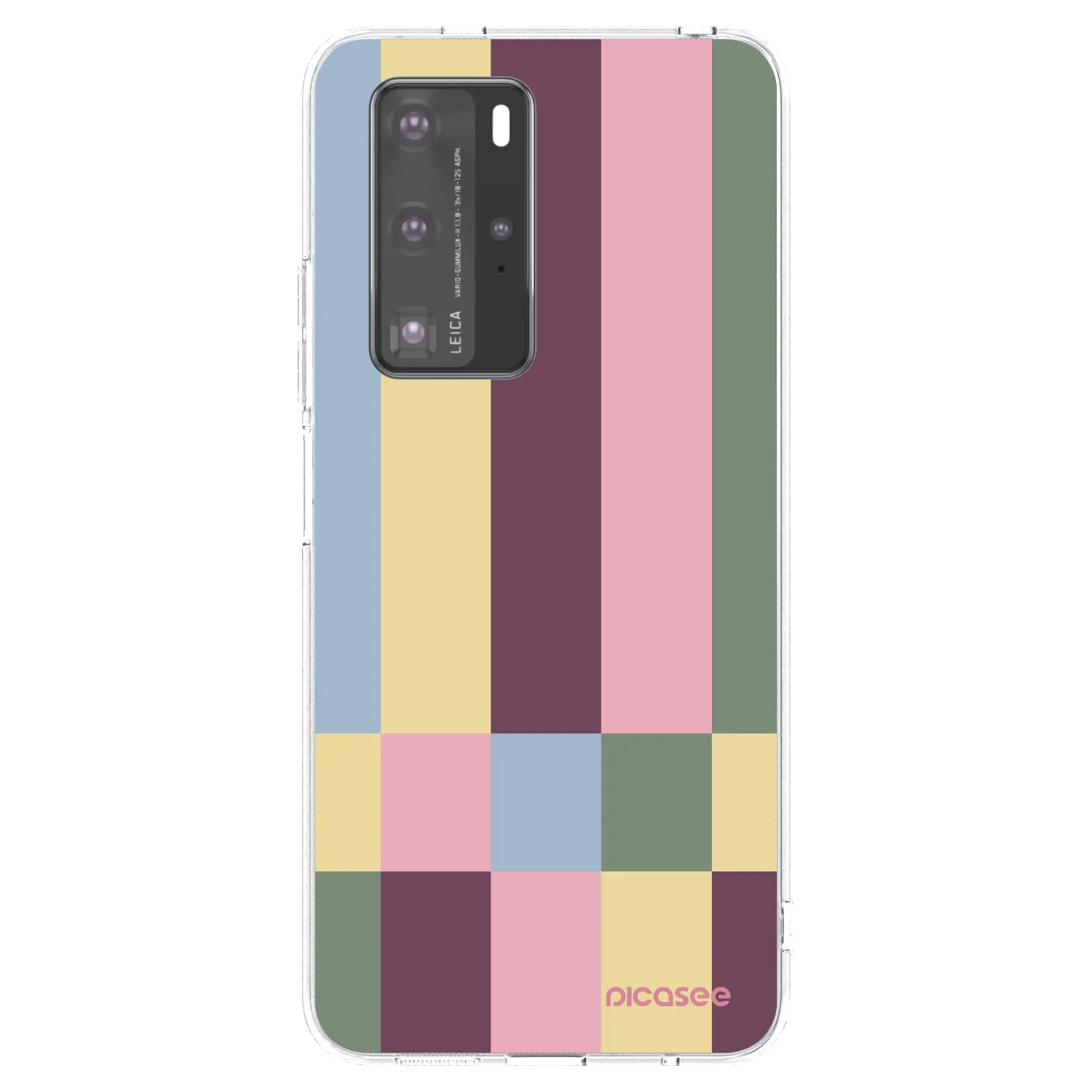 Picasee silikonski prozorni ovitek za Huawei P40 Pro - Lobby tiles