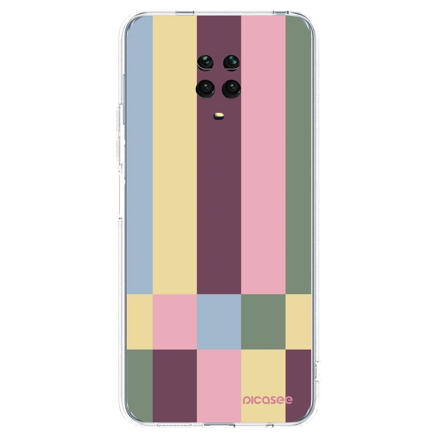 Picasee silikonski prozorni ovitek za Xiaomi Redmi Note 9S - Lobby tiles