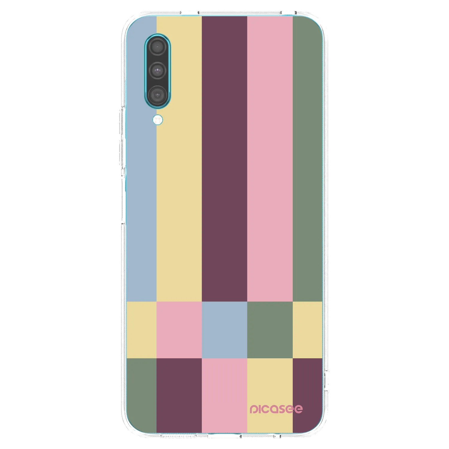 Picasee silikonski prozorni ovitek za Samsung Galaxy A30s A307F - Lobby tiles