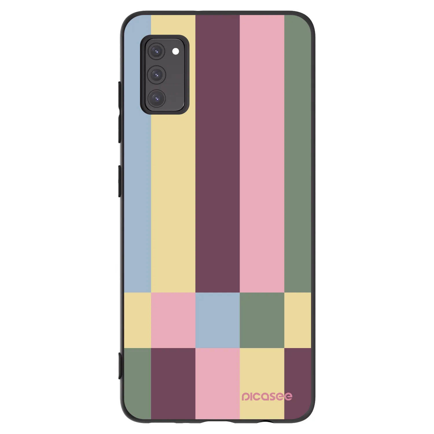 Picasee silikonski črni ovitek za Samsung Galaxy A41 A415F - Lobby tiles