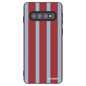 Picasee silikonski črni ovitek za Samsung Galaxy S10 G973 - Lounge pass