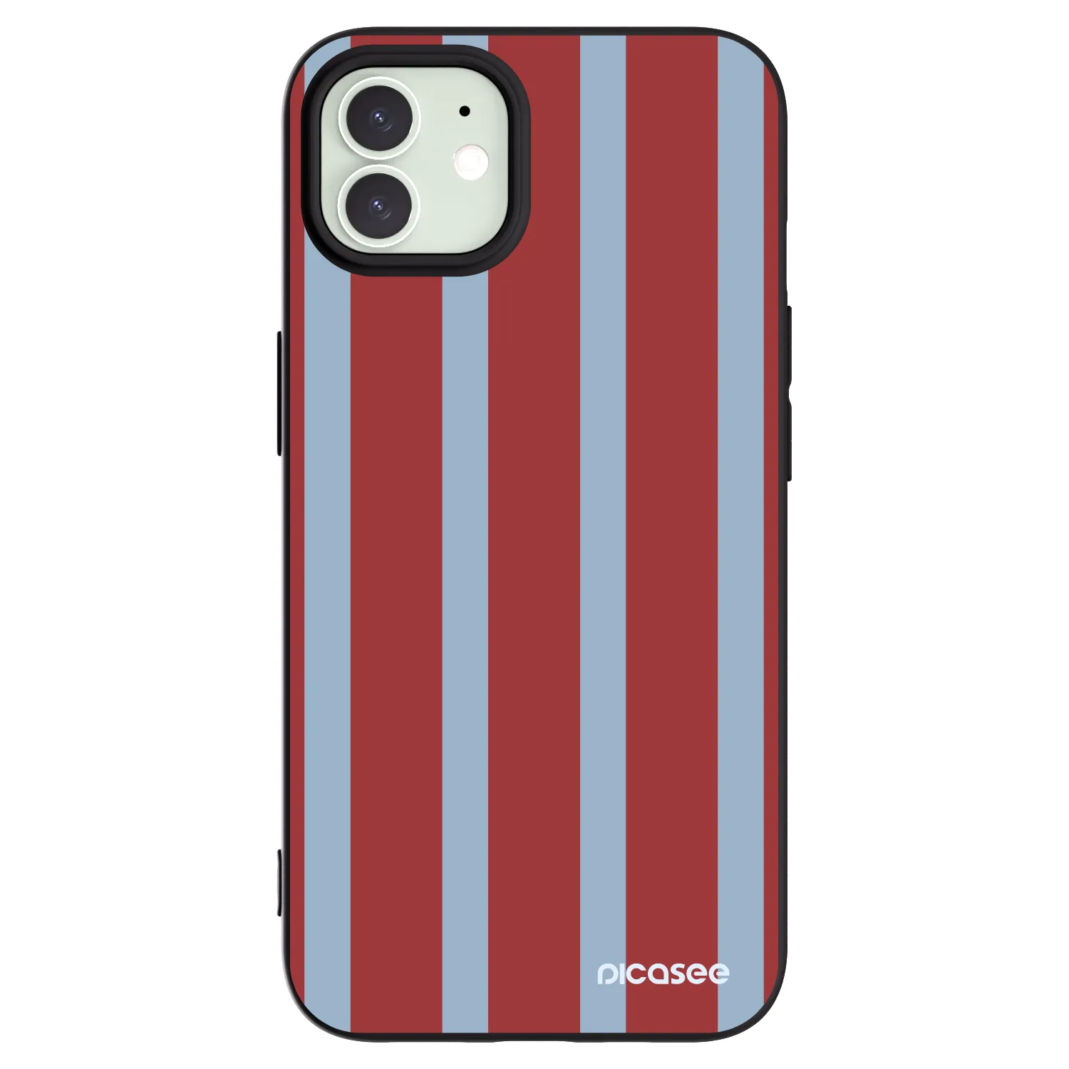 Picasee silikonski črni ovitek za Apple iPhone 12 - Lounge pass