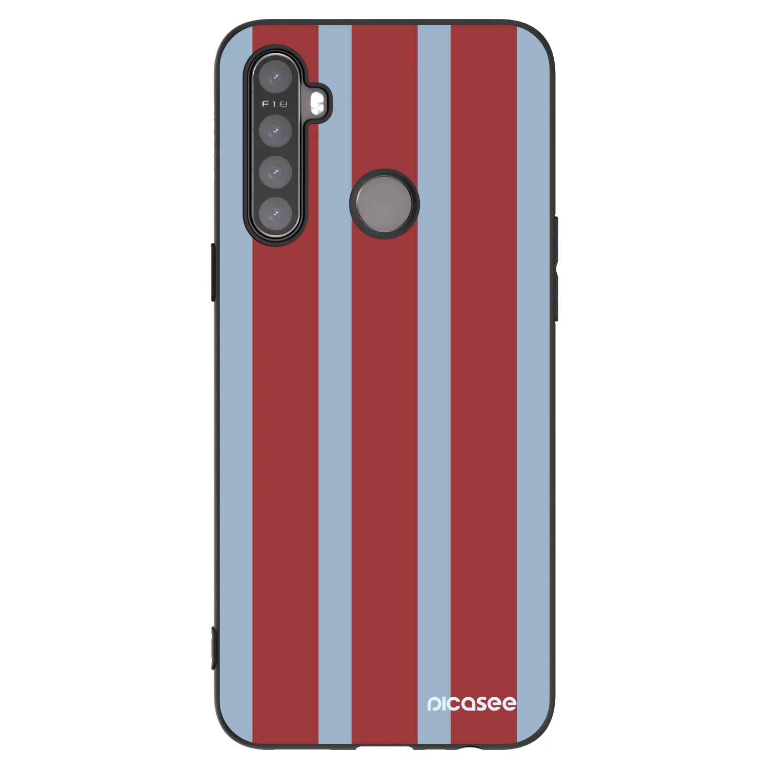 Picasee silikonski črni ovitek za Realme 5 - Lounge pass