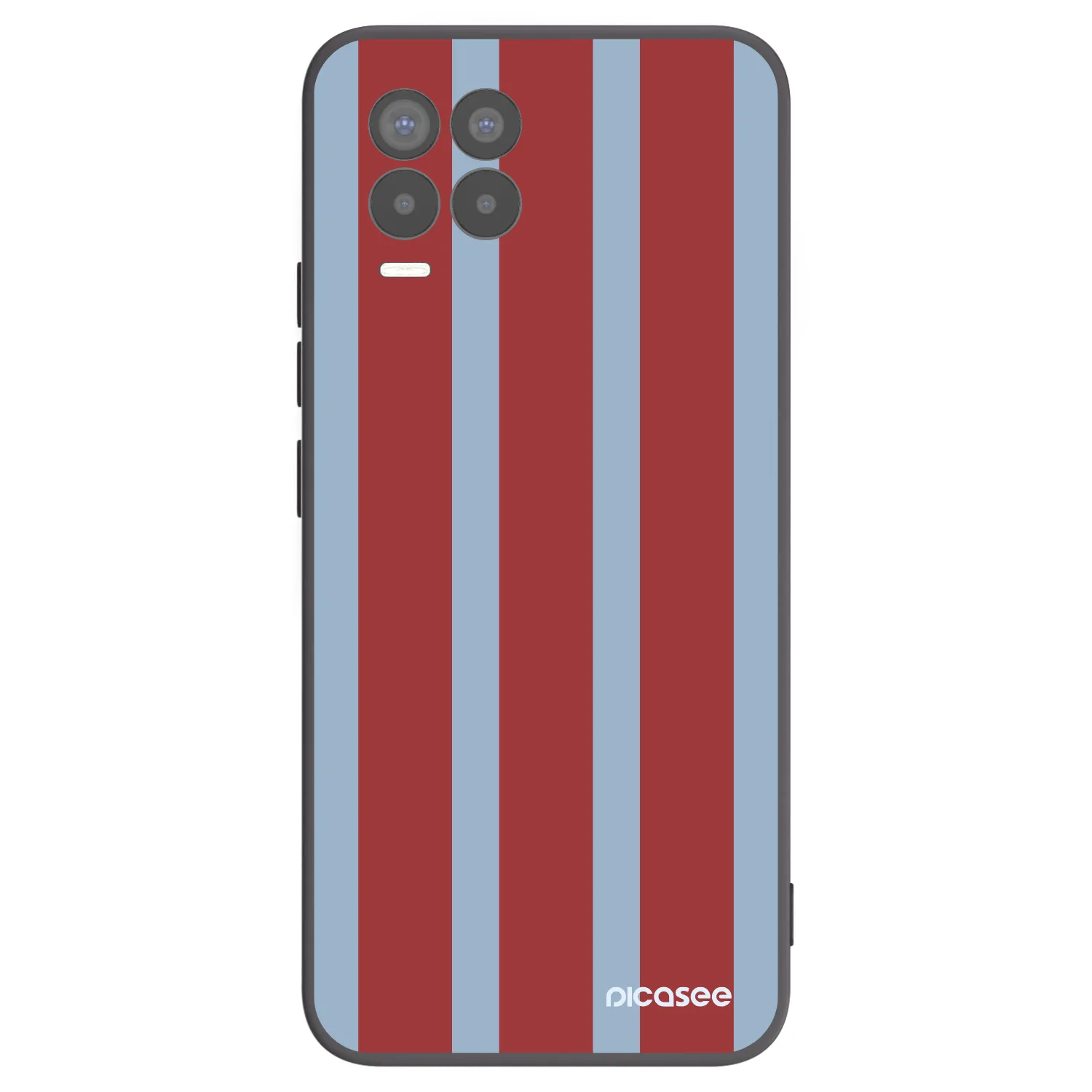 Picasee silikonski črni ovitek za Realme 8 Pro - Lounge pass