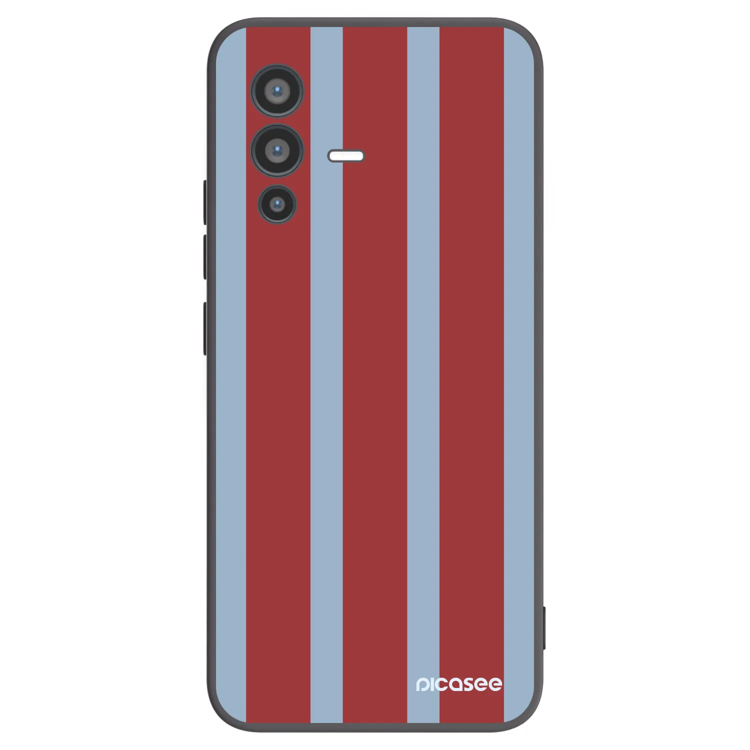 Picasee silikonski črni ovitek za Vivo V23 5G - Lounge pass
