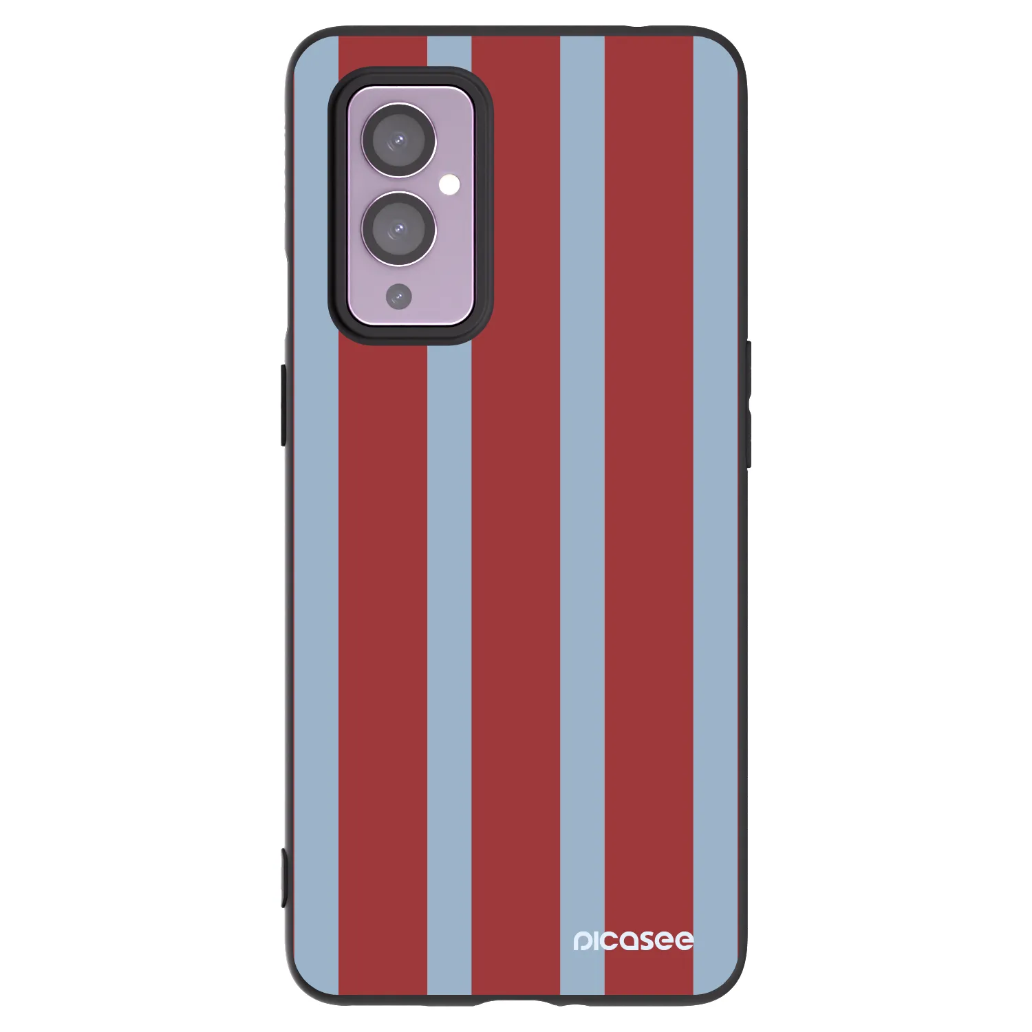 Picasee silikonski črni ovitek za OnePlus 9 - Lounge pass