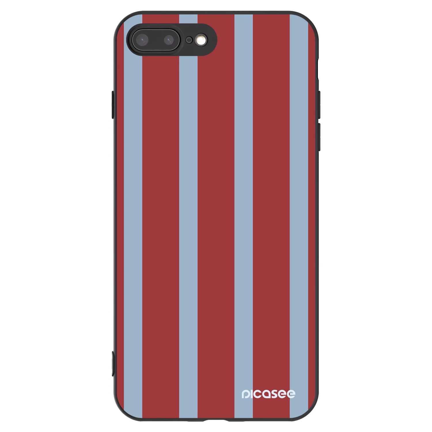 Picasee silikonski črni ovitek za Apple iPhone 8 Plus - Lounge pass