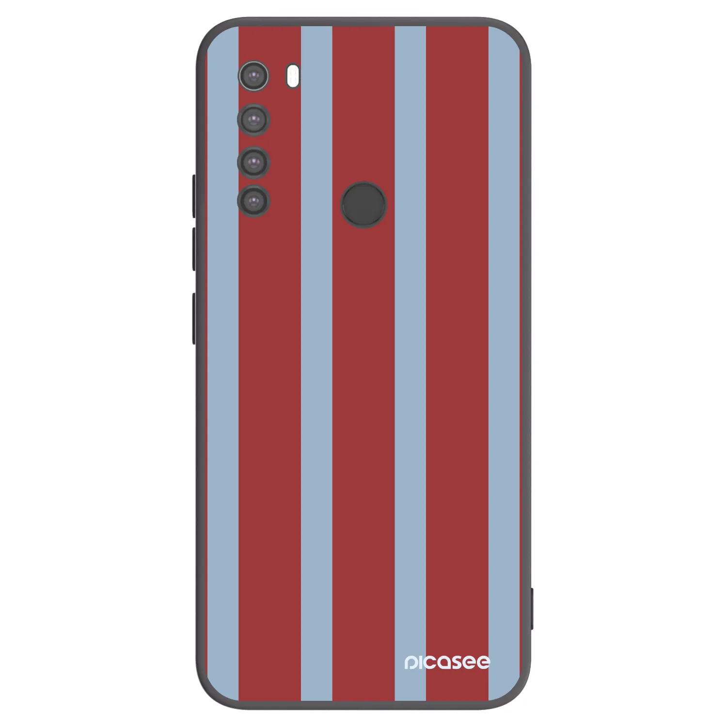 Picasee silikonski črni ovitek za Xiaomi Redmi Note 8 - Lounge pass