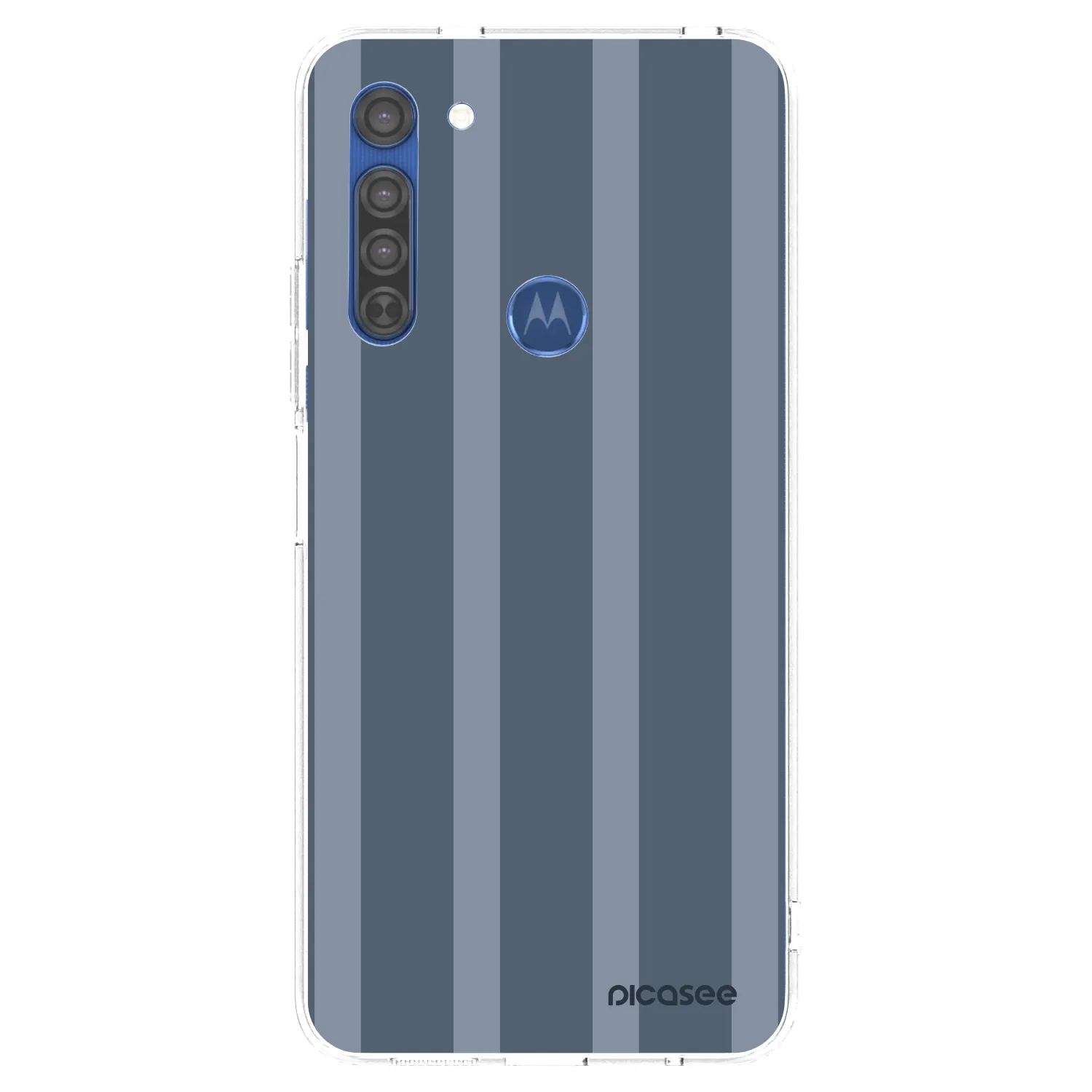 Picasee silikonski prozorni ovitek za Motorola Moto G8 - Midnight lounge