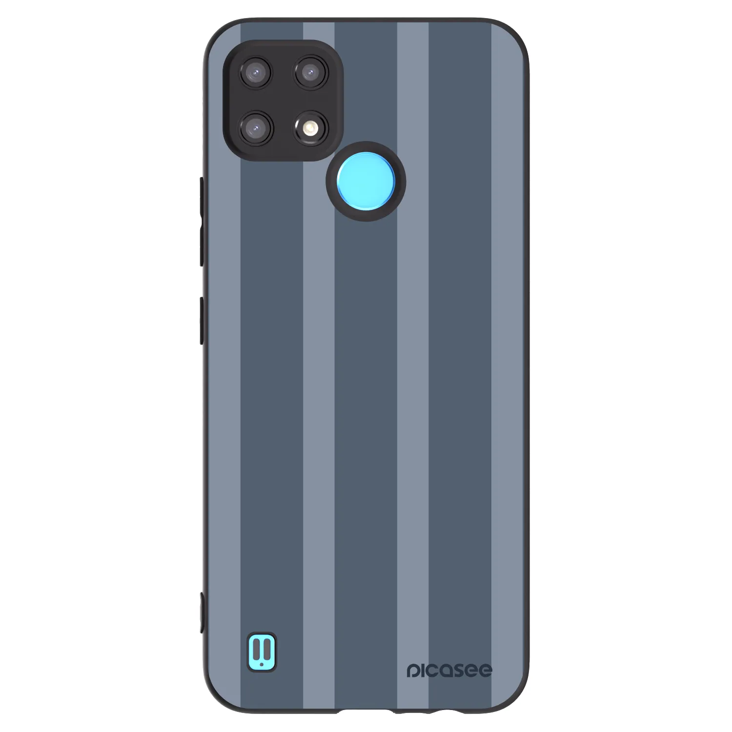 Picasee silikonski črni ovitek za Realme C21 - Midnight lounge