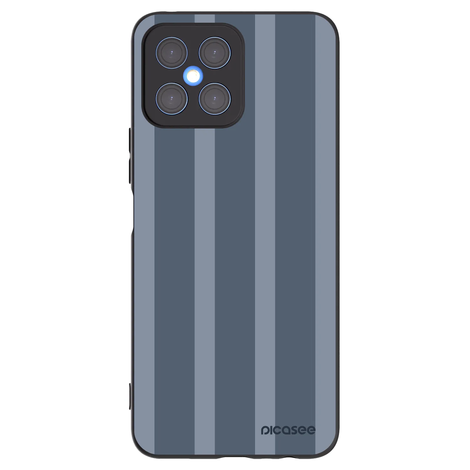 Picasee silikonski črni ovitek za Honor X8 4G - Midnight lounge