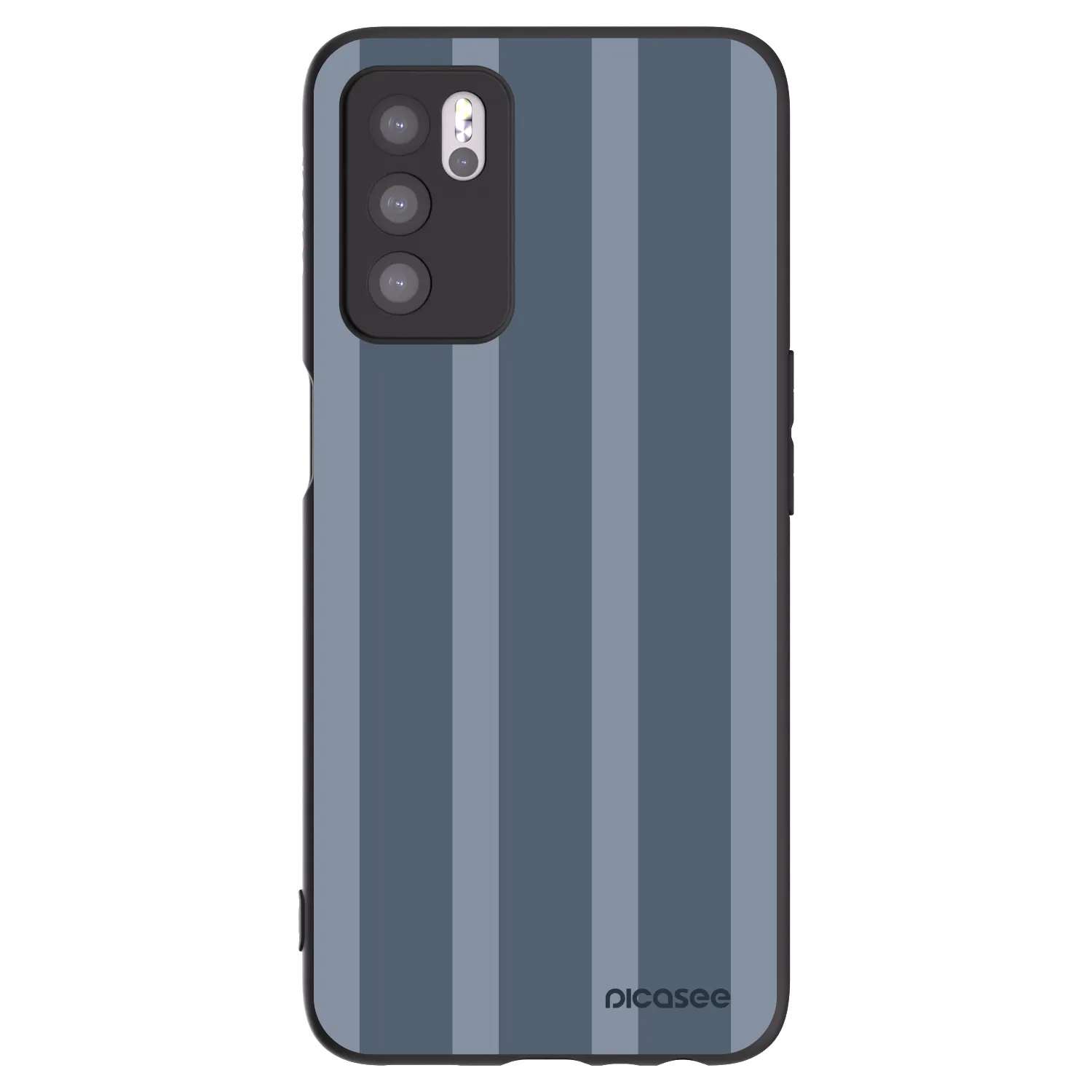 Picasee silikonski črni ovitek za OPPO A16s - Midnight lounge