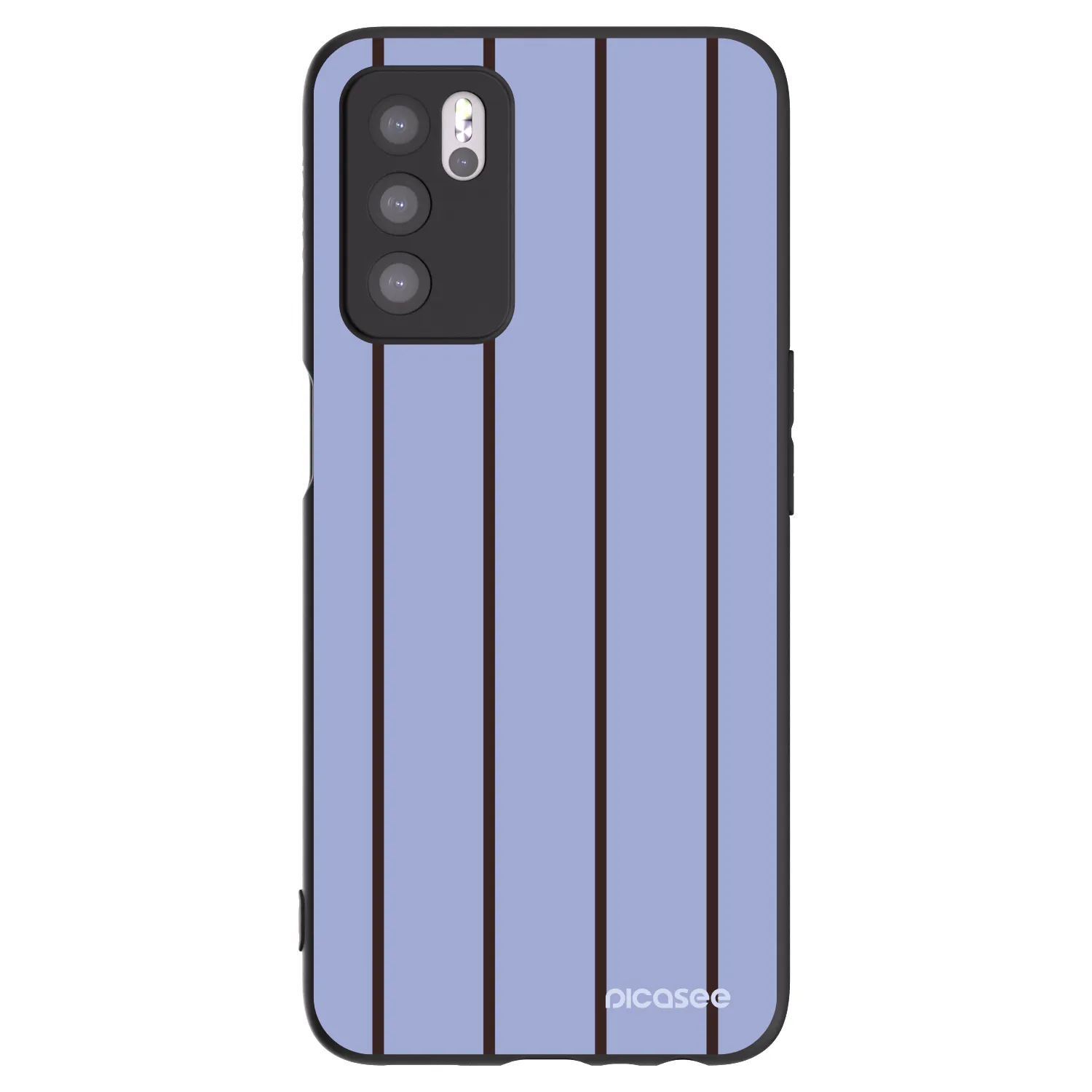 Picasee silikonski črni ovitek za OPPO A16s - Poolside member