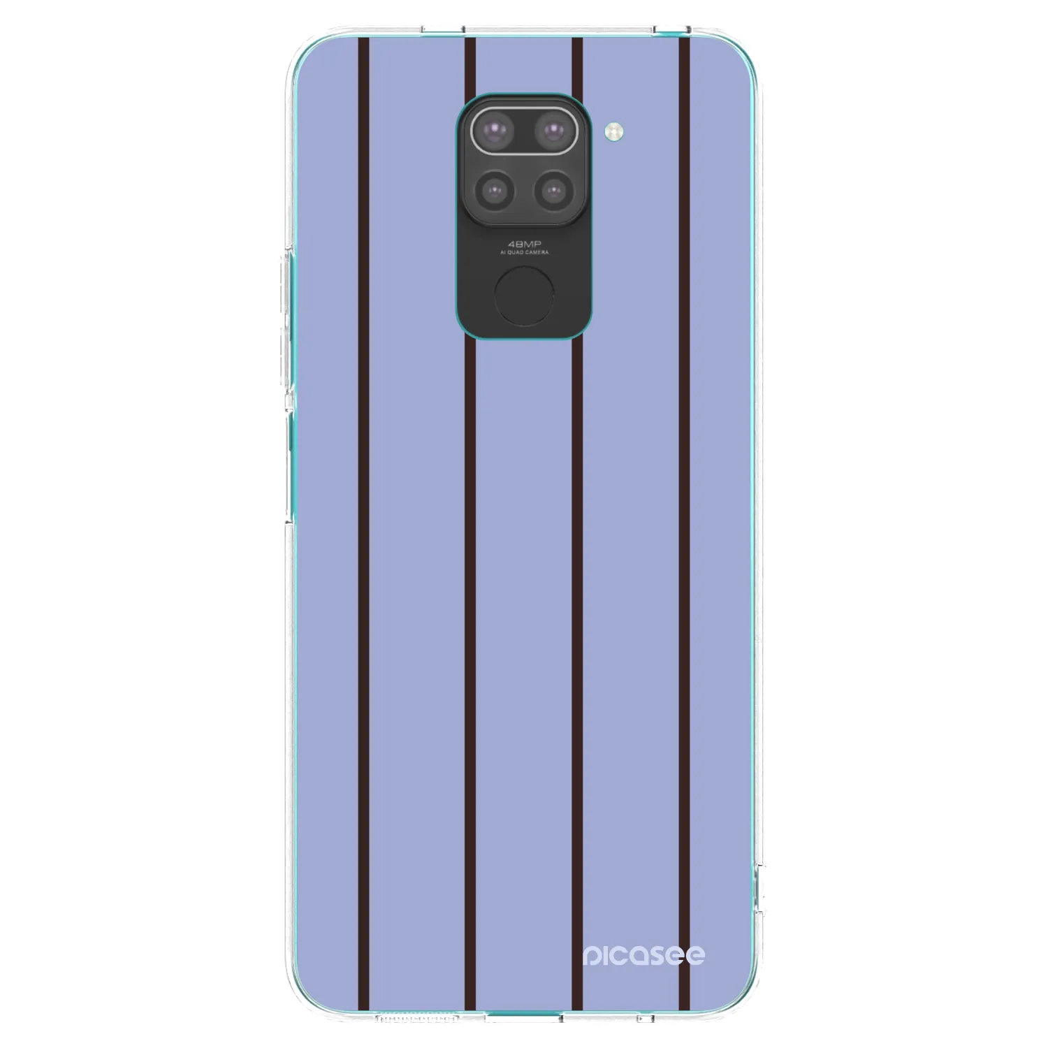 Picasee silikonski črni ovitek za Xiaomi Redmi Note 9 - Poolside member