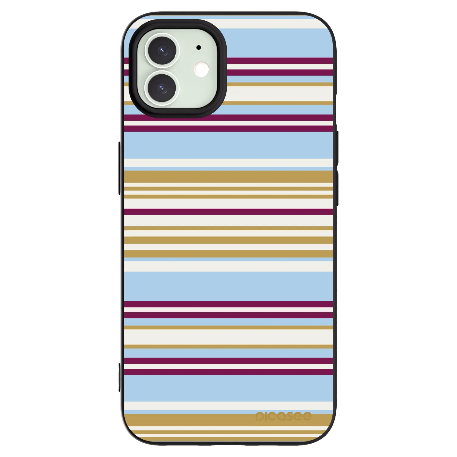 Picasee silikonski črni ovitek za Apple iPhone 12 - Souvenir
