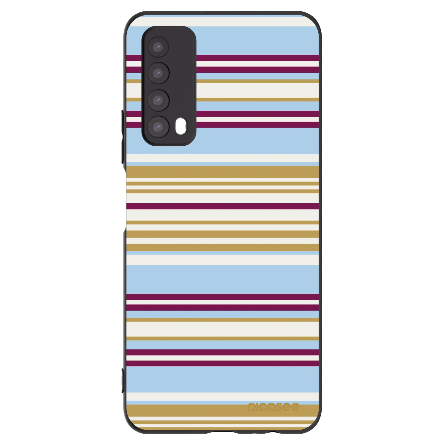 Picasee silikonski črni ovitek za Huawei P Smart 2021 - Souvenir