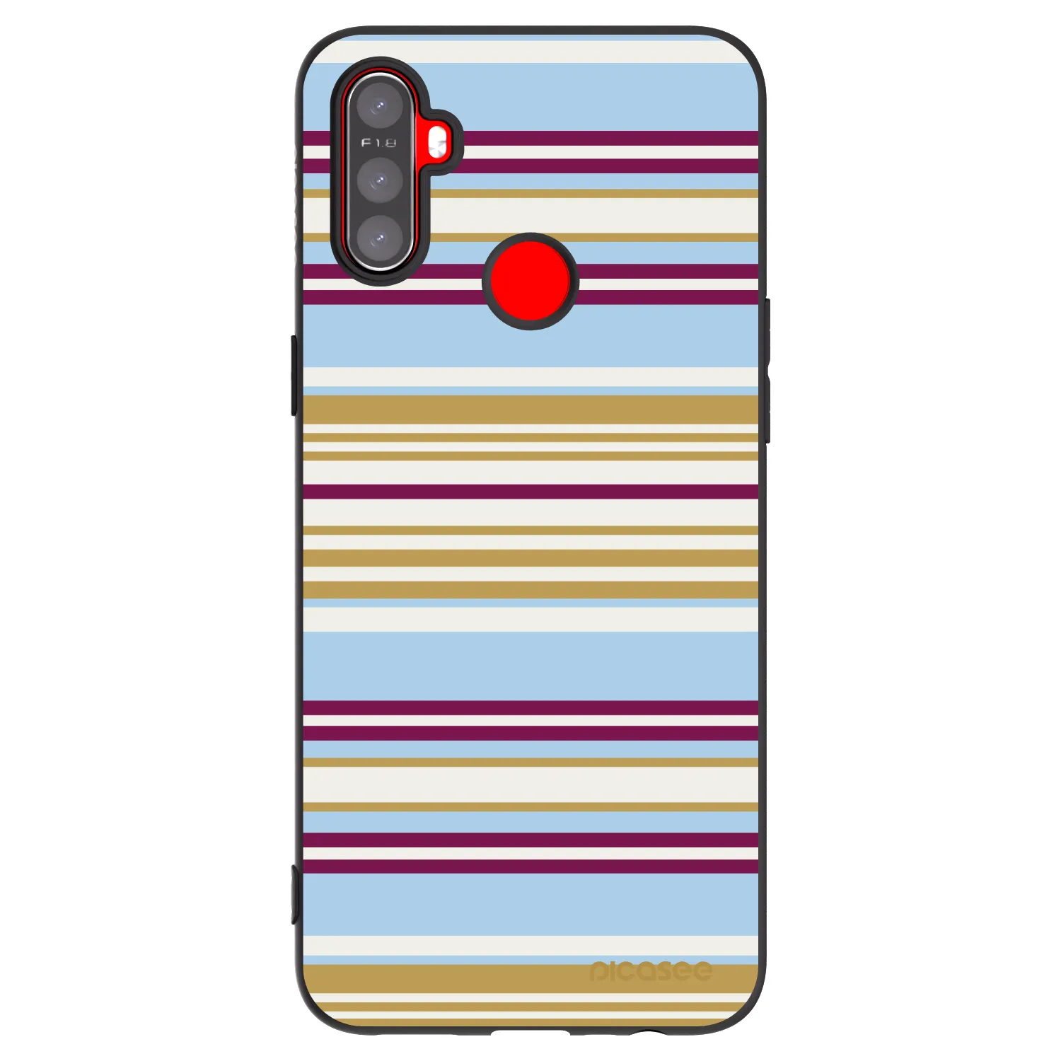 Picasee silikonski črni ovitek za Realme C3 - Souvenir