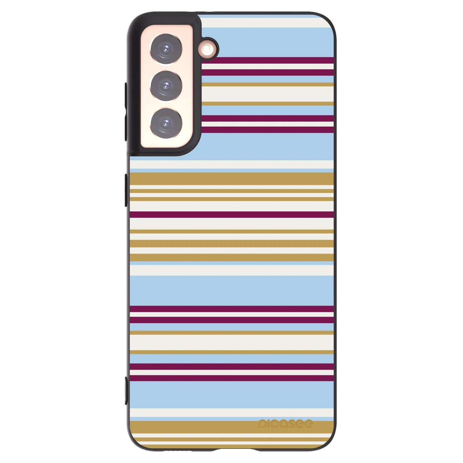 Picasee silikonski črni ovitek za Samsung Galaxy S21 5G G991B - Souvenir