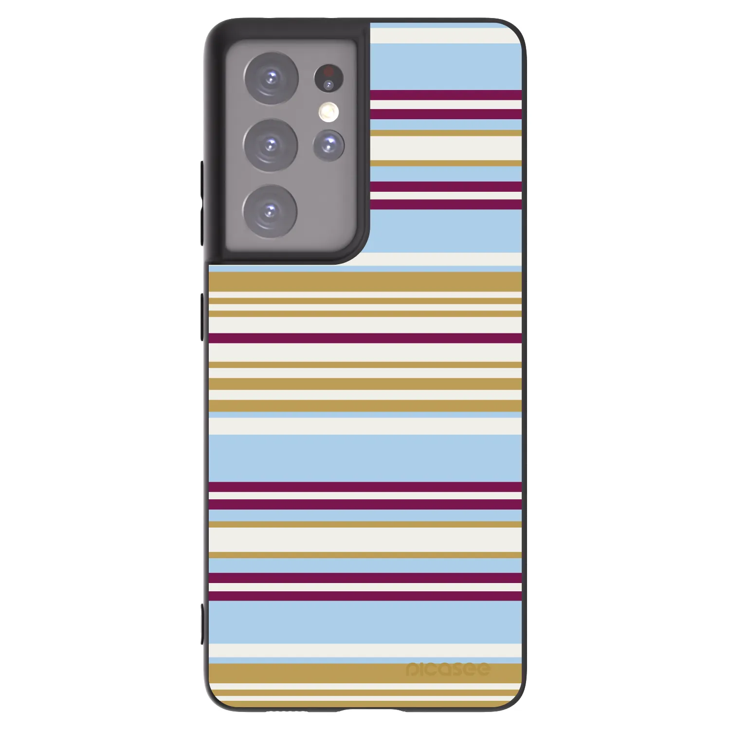 Picasee silikonski črni ovitek za Samsung Galaxy S21 Ultra 5G G998B - Souvenir