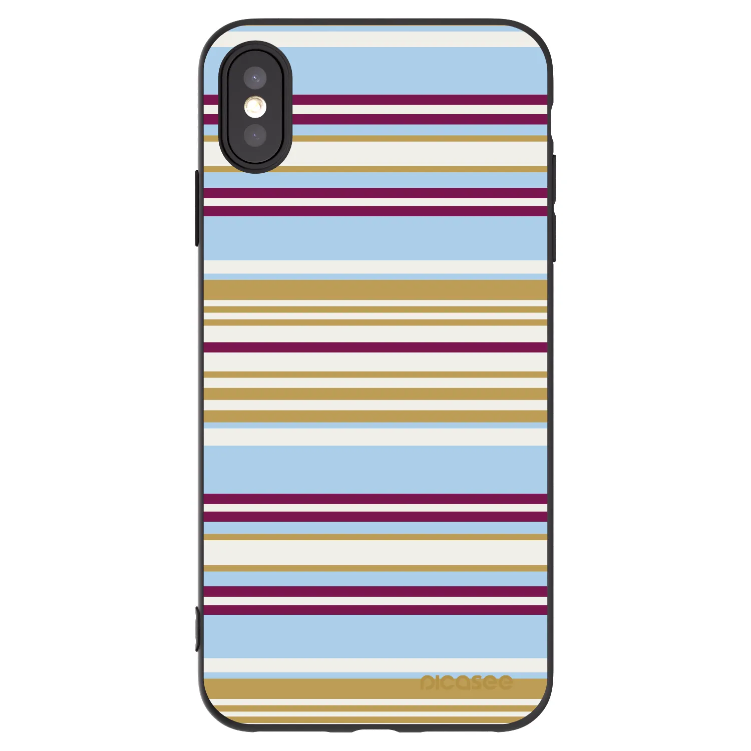 Picasee silikonski črni ovitek za Apple iPhone XS Max - Souvenir