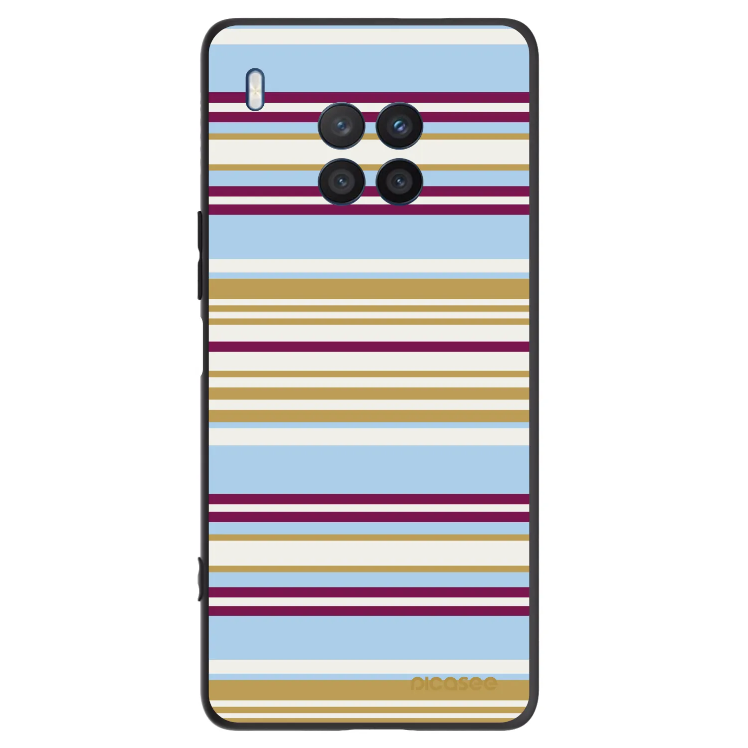 Picasee silikonski črni ovitek za Honor 50 Lite - Souvenir