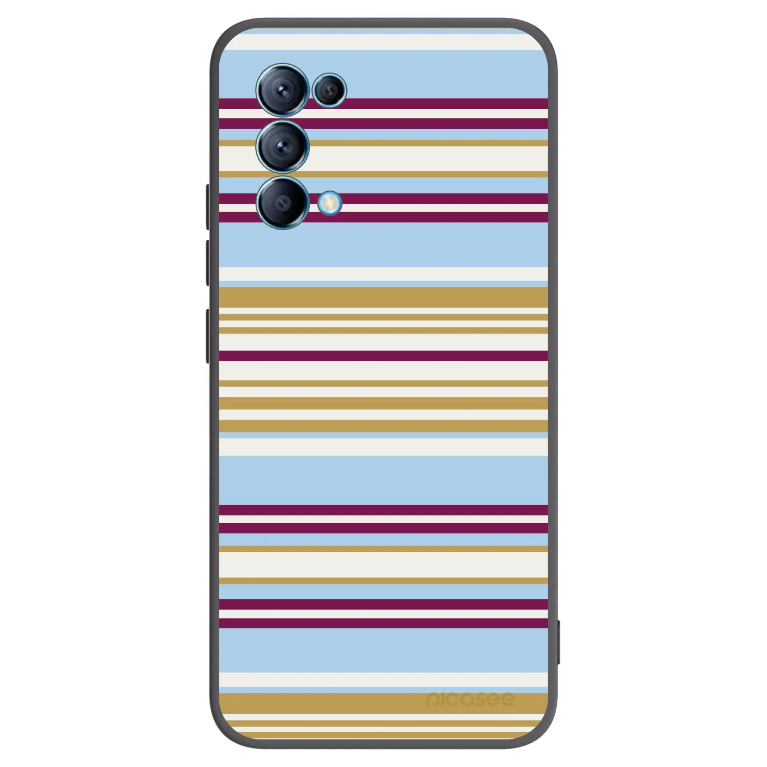 Picasee silikonski črni ovitek za OPPO A16s - Souvenir