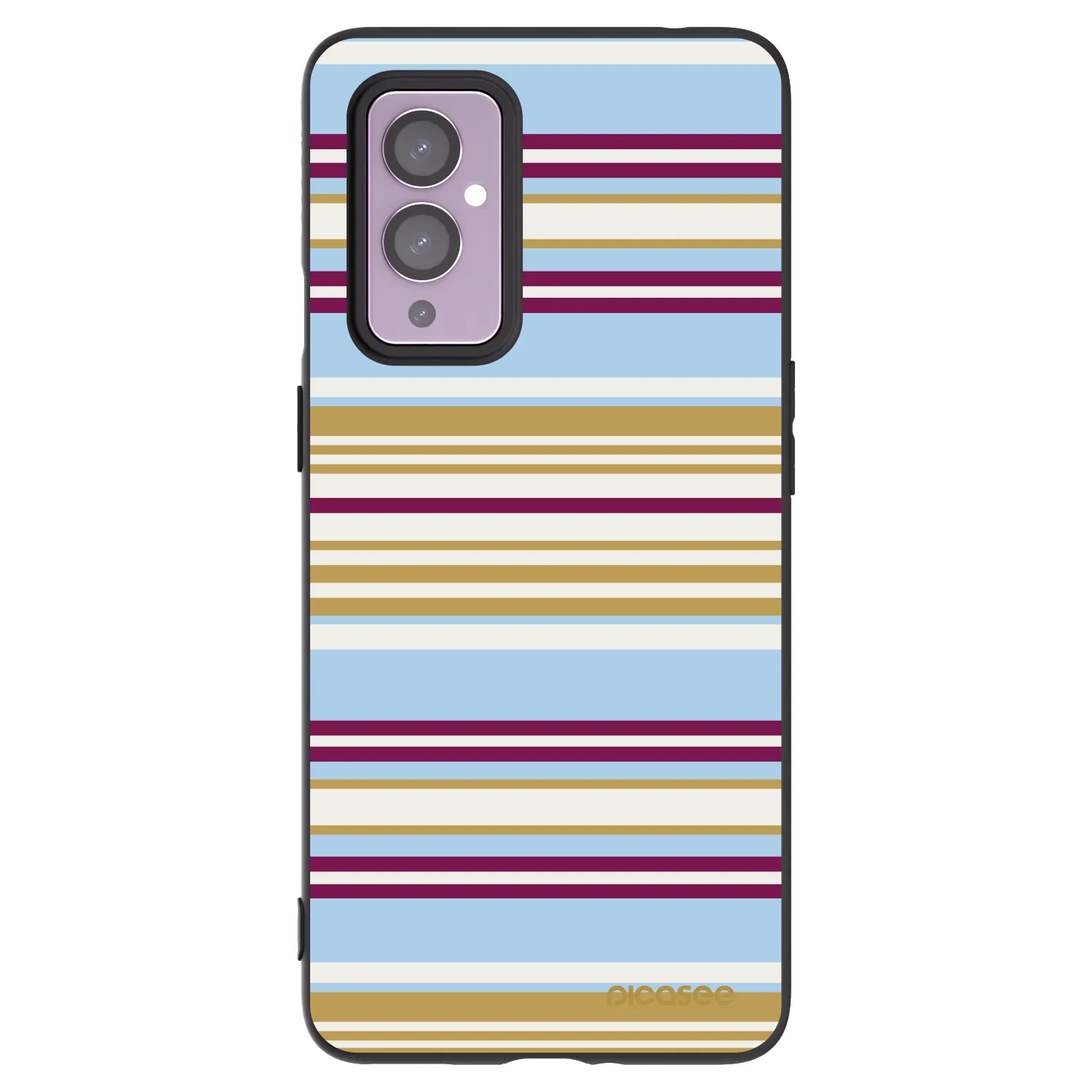 Picasee silikonski črni ovitek za OnePlus 9 - Souvenir